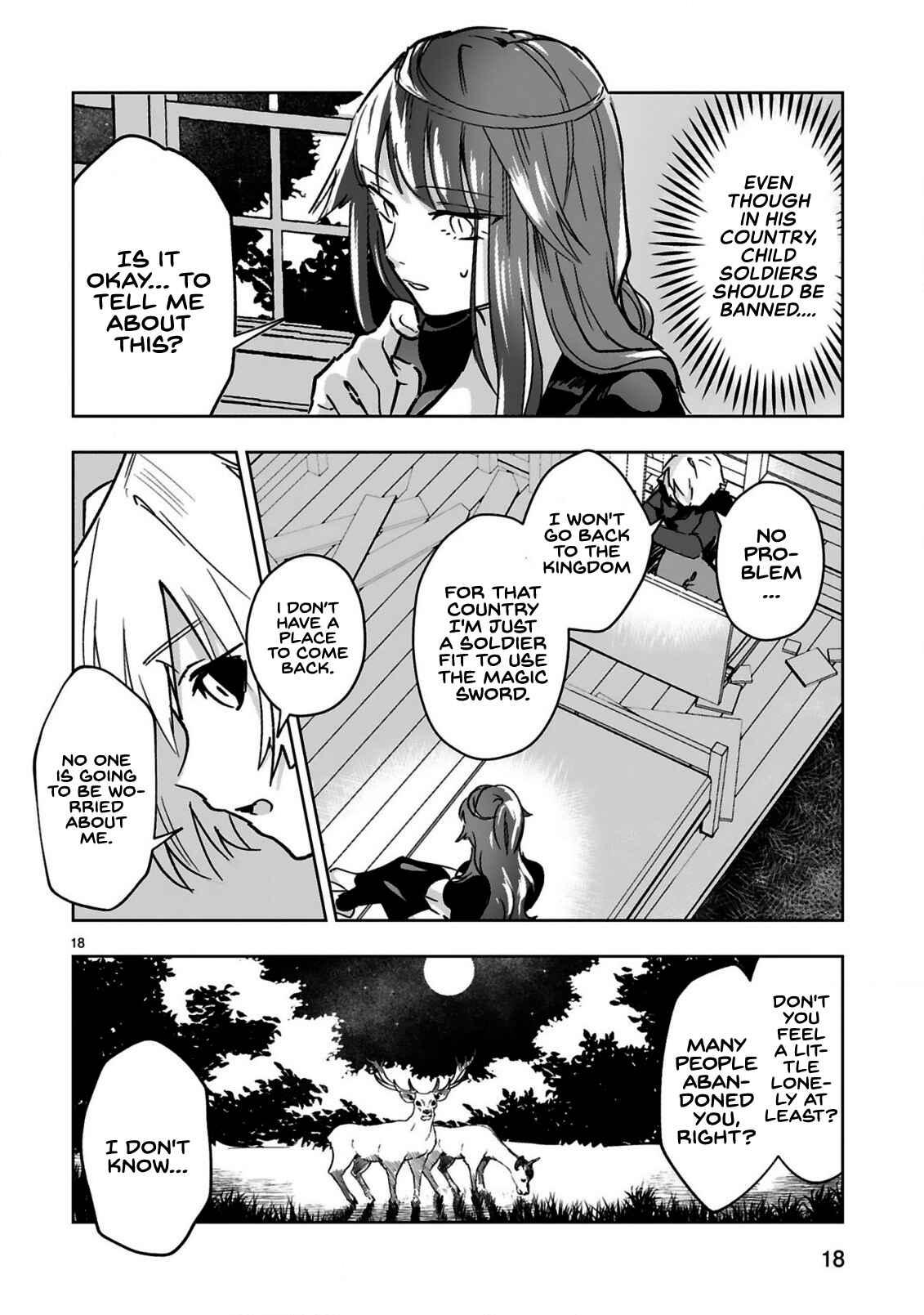 Page 20 Chapter 1.1 Maken Tsukai no Moto Shounen Hei wa, Moto Teki Kanbu no Onee-san to Issho ni Ikitai