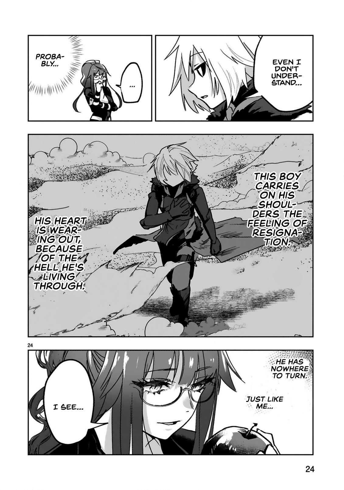 Page 26 Chapter 1.1 Maken Tsukai no Moto Shounen Hei wa, Moto Teki Kanbu no Onee-san to Issho ni Ikitai
