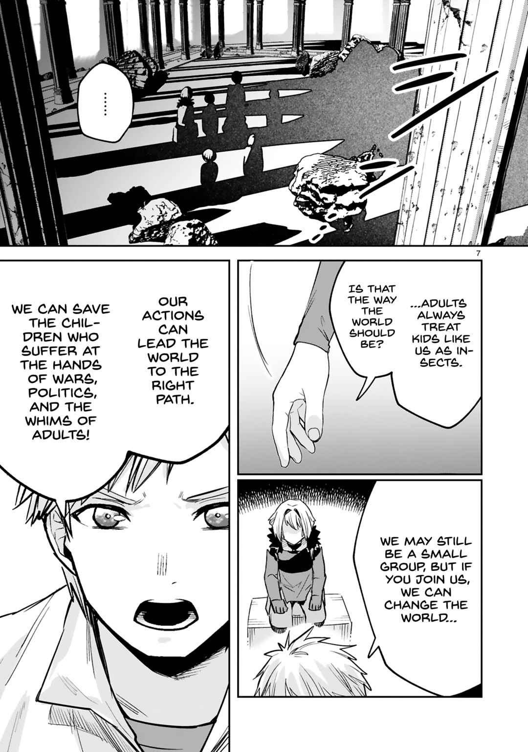 Page 8 Chapter 31 Maken Tsukai no Moto Shounen Hei wa, Moto Teki Kanbu no Onee-san to Issho ni Ikitai
