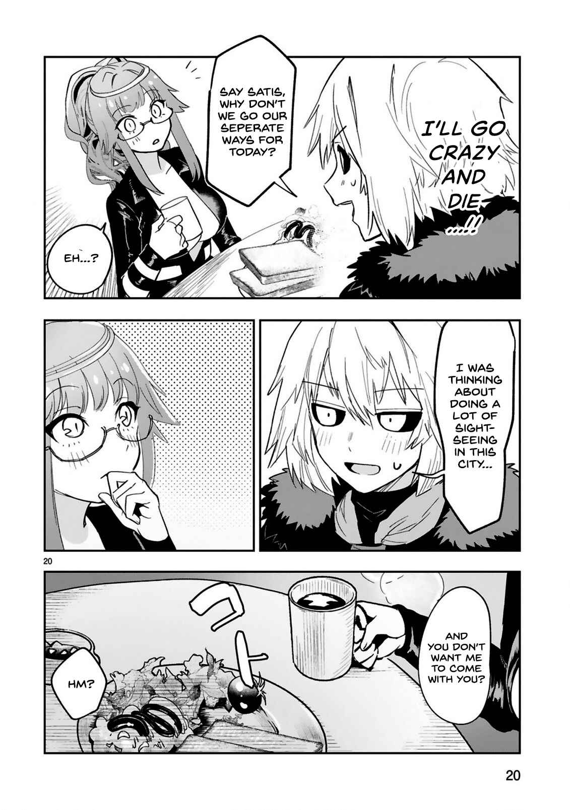 Page 10 Chapter 4.2 Maken Tsukai no Moto Shounen Hei wa, Moto Teki Kanbu no Onee-san to Issho ni Ikitai