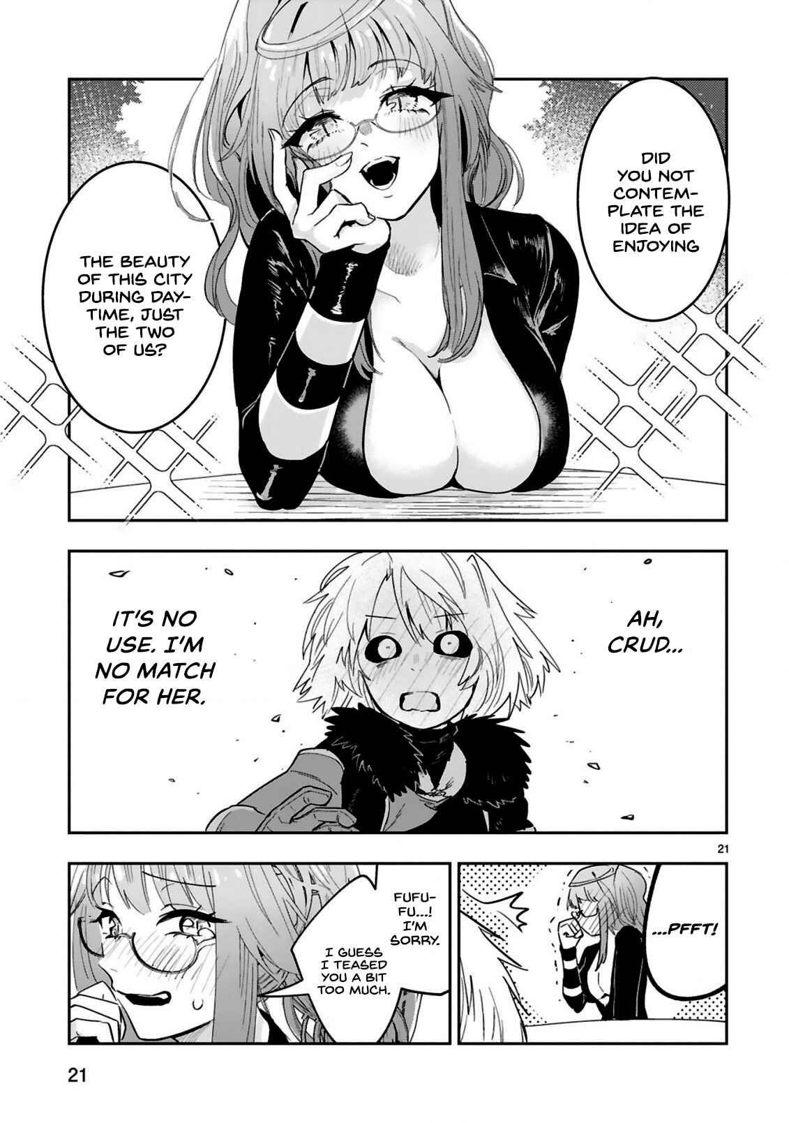 Page 11 Chapter 4.2 Maken Tsukai no Moto Shounen Hei wa, Moto Teki Kanbu no Onee-san to Issho ni Ikitai