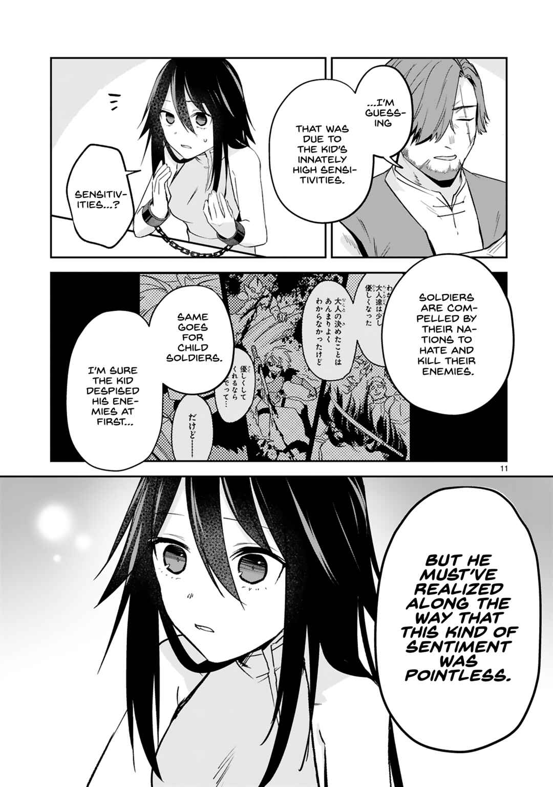 Page 11 Chapter 24 Maken Tsukai no Moto Shounen Hei wa, Moto Teki Kanbu no Onee-san to Issho ni Ikitai