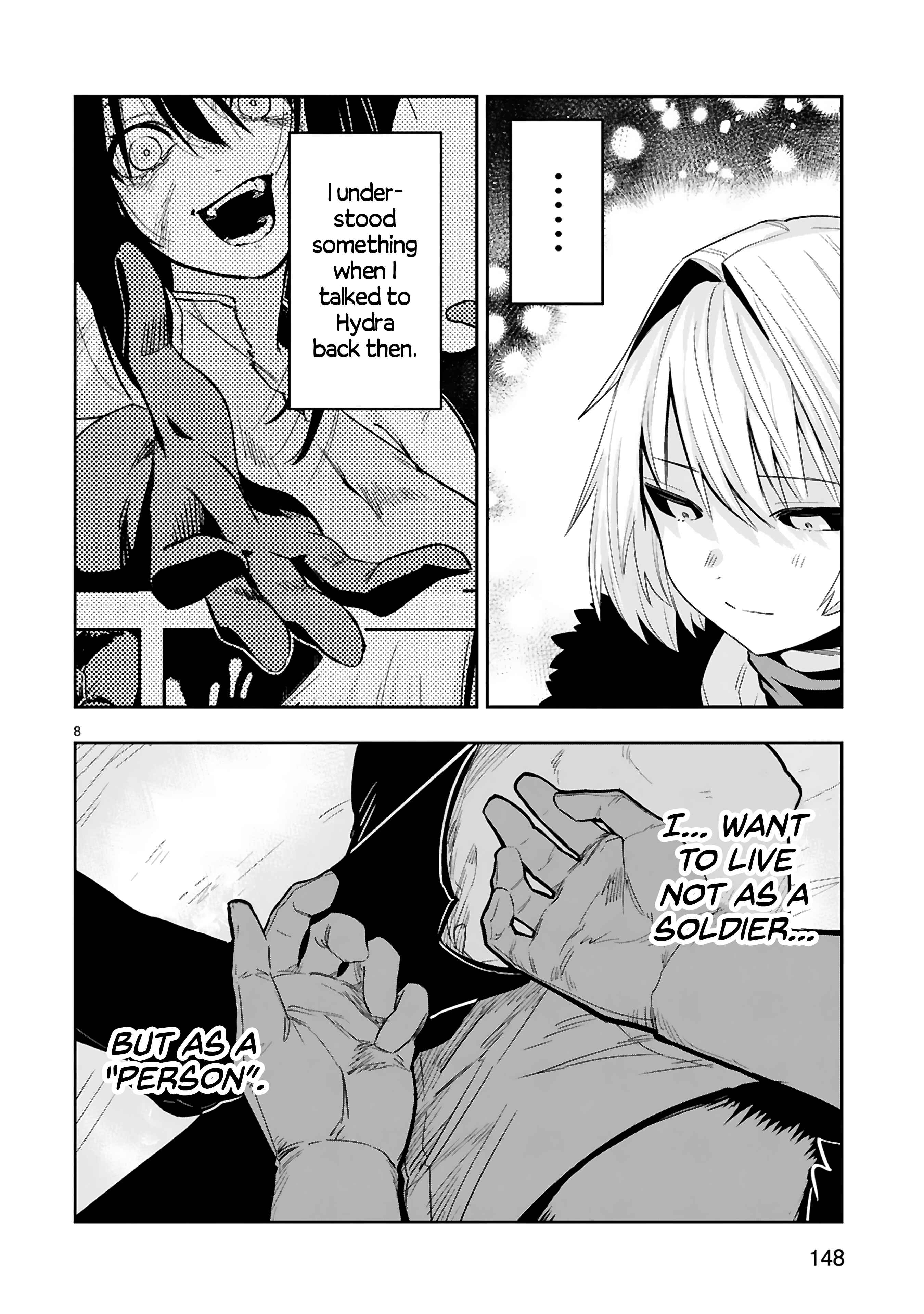 Page 9 Chapter 13 Maken Tsukai no Moto Shounen Hei wa, Moto Teki Kanbu no Onee-san to Issho ni Ikitai