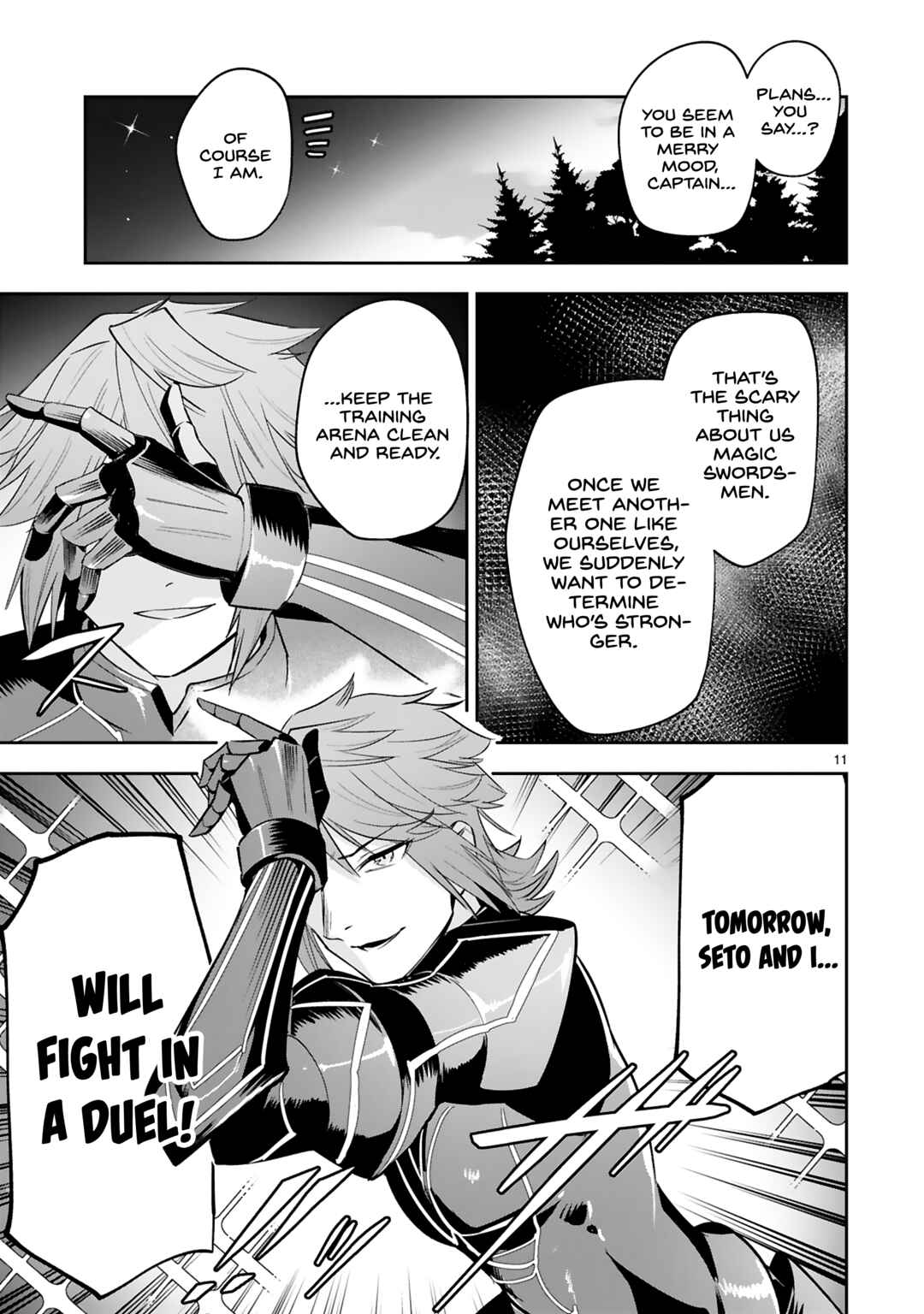 Page 12 Chapter 15 Maken Tsukai no Moto Shounen Hei wa, Moto Teki Kanbu no Onee-san to Issho ni Ikitai