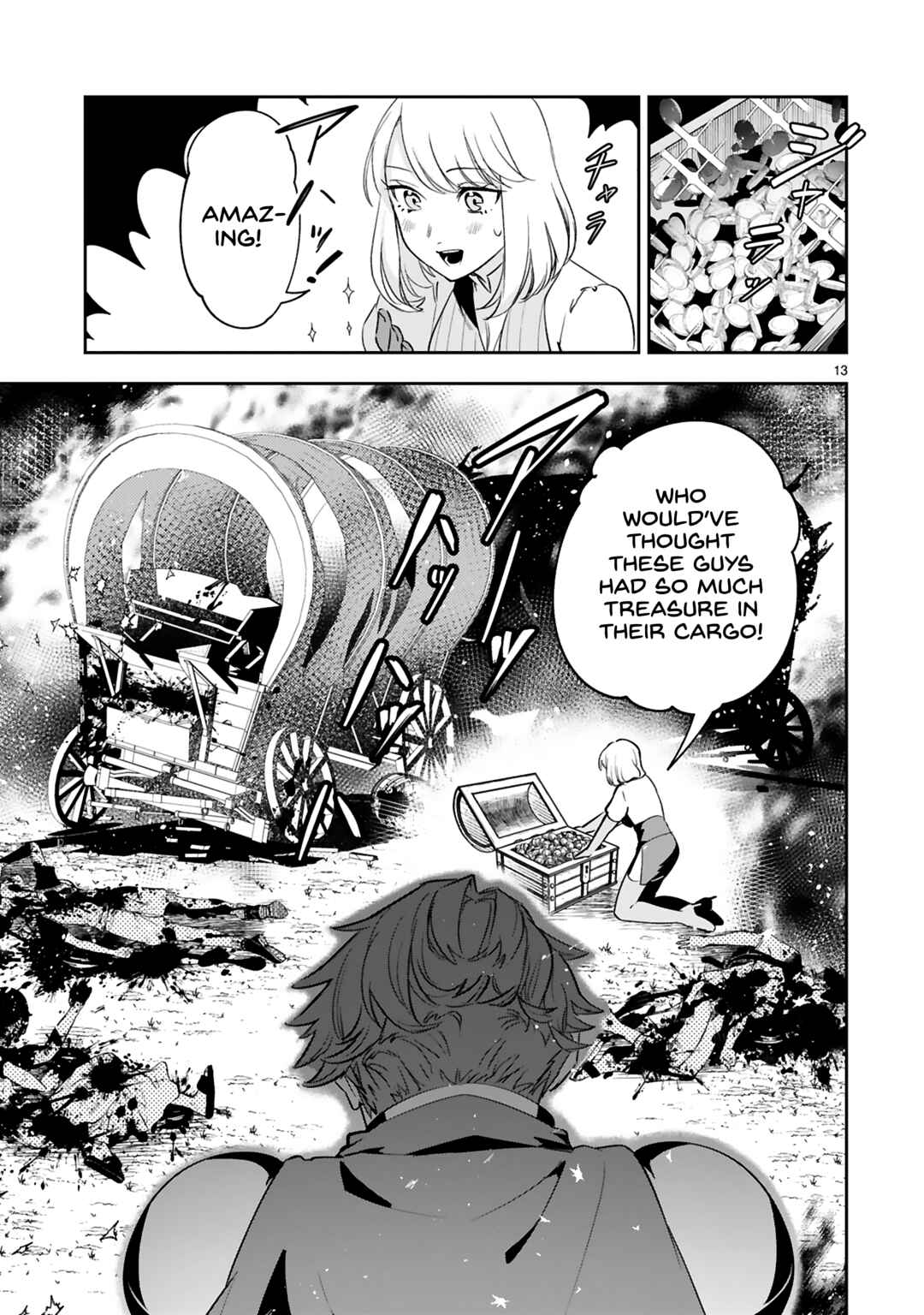 Page 14 Chapter 15 Maken Tsukai no Moto Shounen Hei wa, Moto Teki Kanbu no Onee-san to Issho ni Ikitai