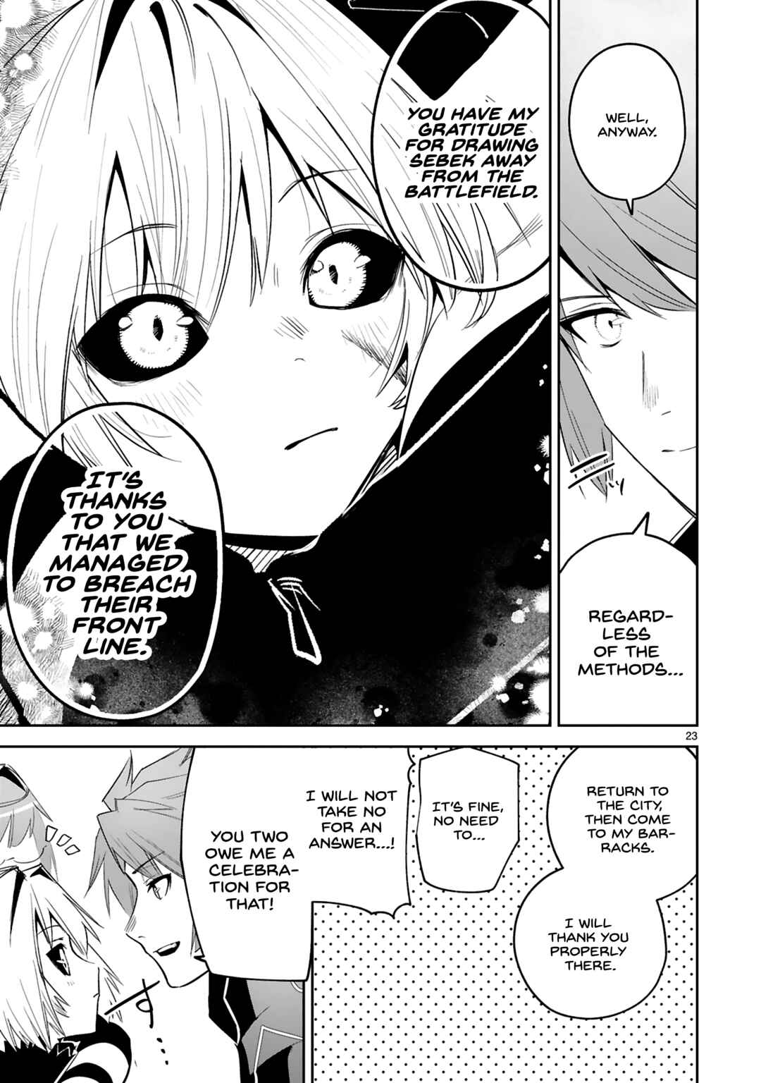 Page 24 Chapter 22 Maken Tsukai no Moto Shounen Hei wa, Moto Teki Kanbu no Onee-san to Issho ni Ikitai