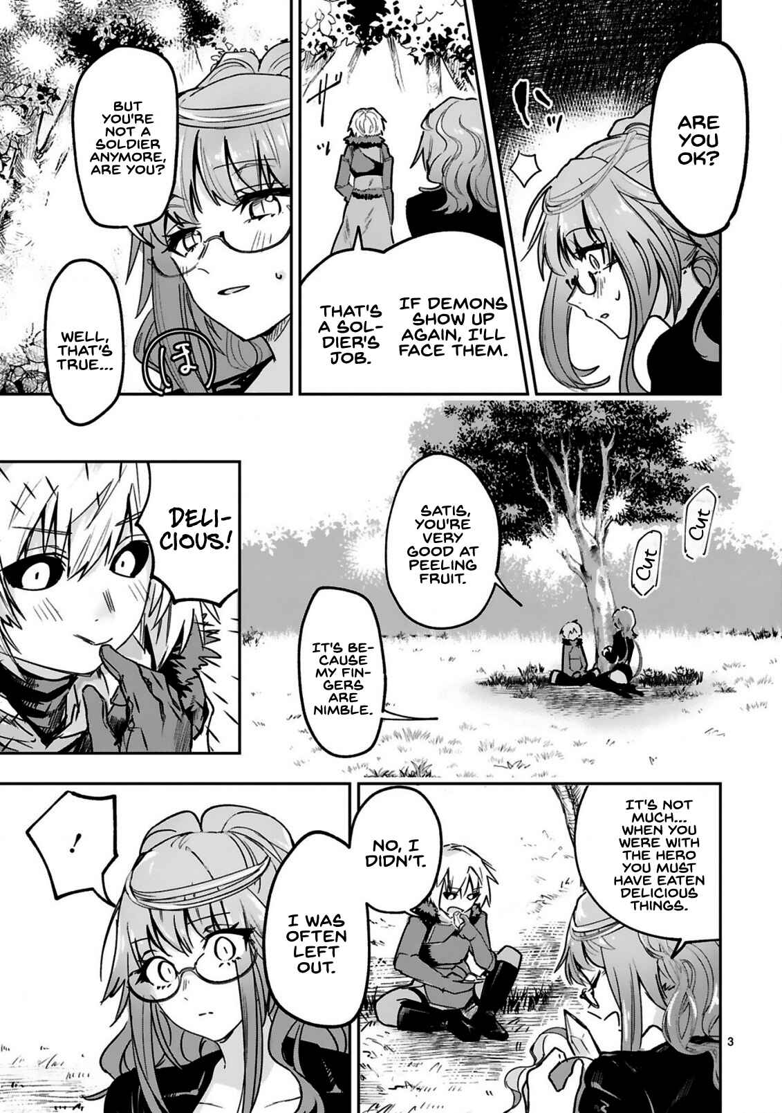 Page 4 Chapter 2.1 Maken Tsukai no Moto Shounen Hei wa, Moto Teki Kanbu no Onee-san to Issho ni Ikitai