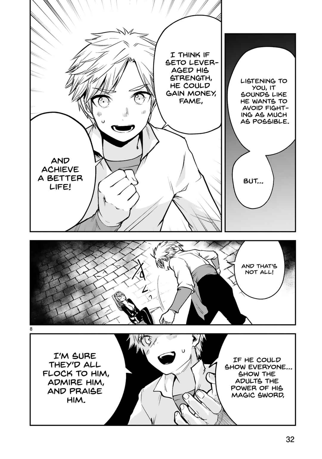 Page 9 Chapter 35 Maken Tsukai no Moto Shounen Hei wa, Moto Teki Kanbu no Onee-san to Issho ni Ikitai