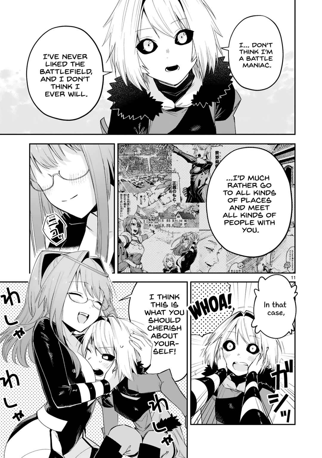 Page 11 Chapter 23 Maken Tsukai no Moto Shounen Hei wa, Moto Teki Kanbu no Onee-san to Issho ni Ikitai