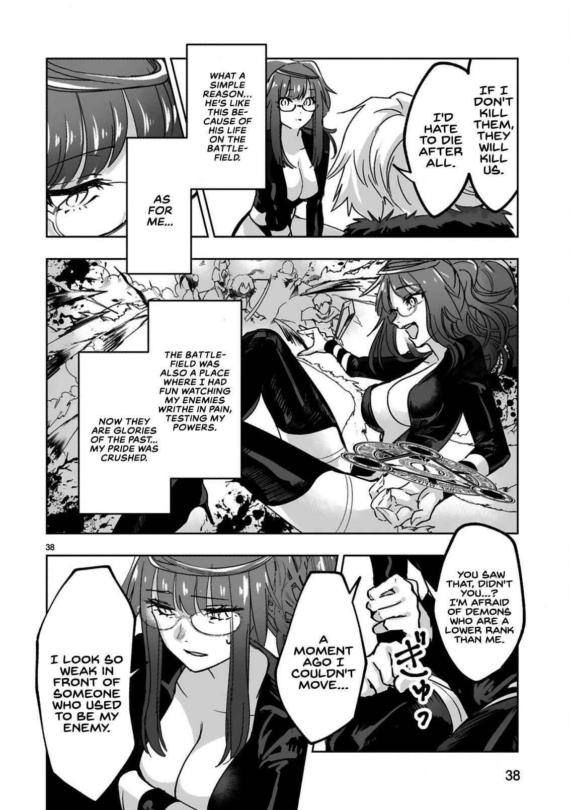 Page 13 Chapter 1.2 Maken Tsukai no Moto Shounen Hei wa, Moto Teki Kanbu no Onee-san to Issho ni Ikitai