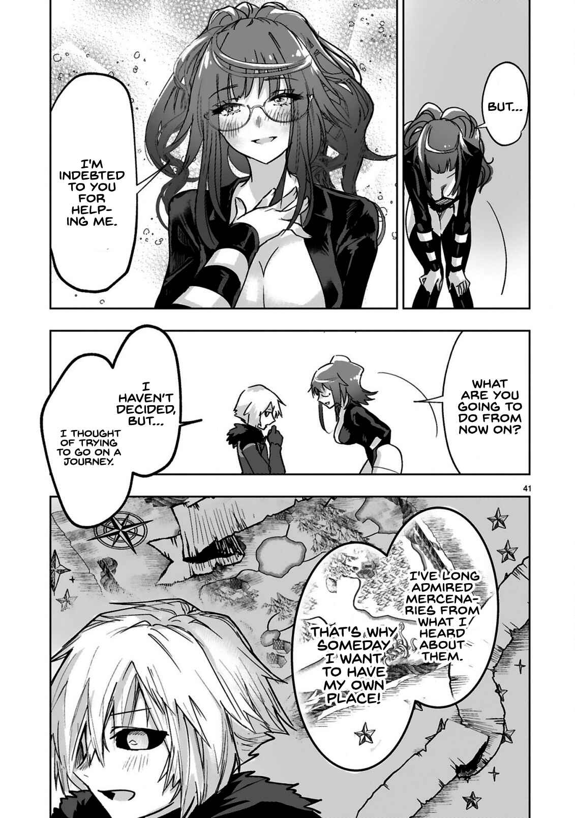 Page 16 Chapter 1.2 Maken Tsukai no Moto Shounen Hei wa, Moto Teki Kanbu no Onee-san to Issho ni Ikitai