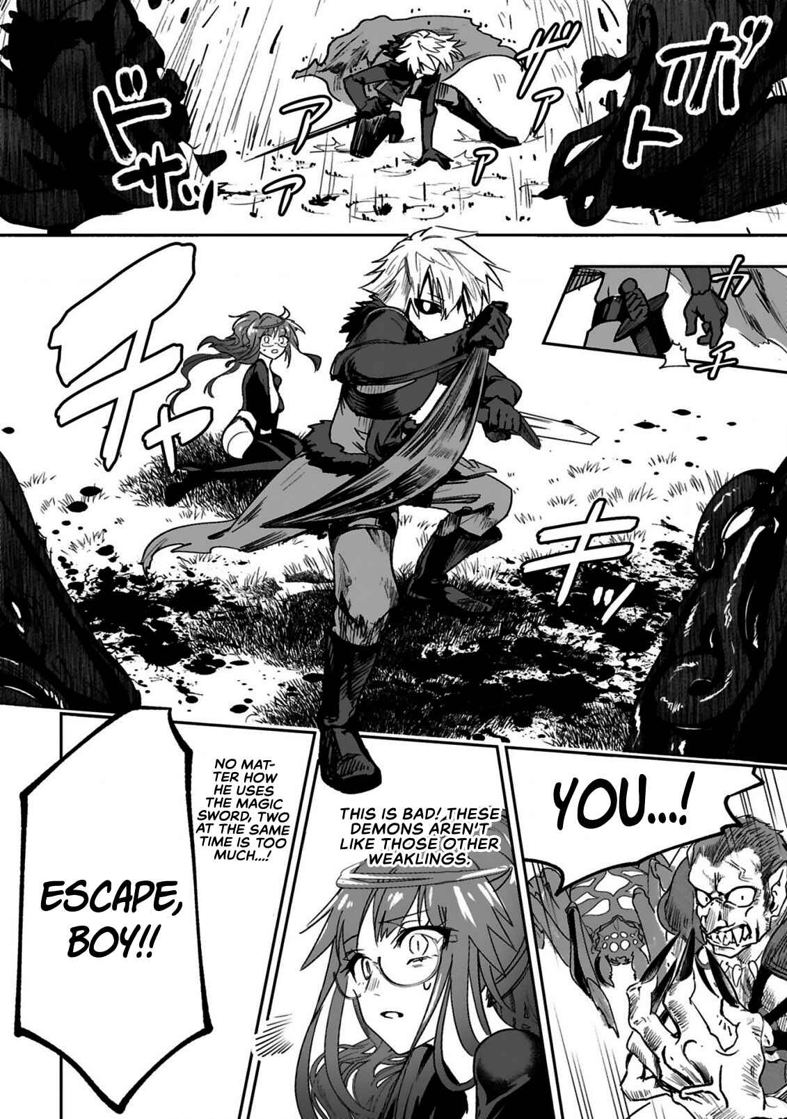 Page 7 Chapter 1.2 Maken Tsukai no Moto Shounen Hei wa, Moto Teki Kanbu no Onee-san to Issho ni Ikitai