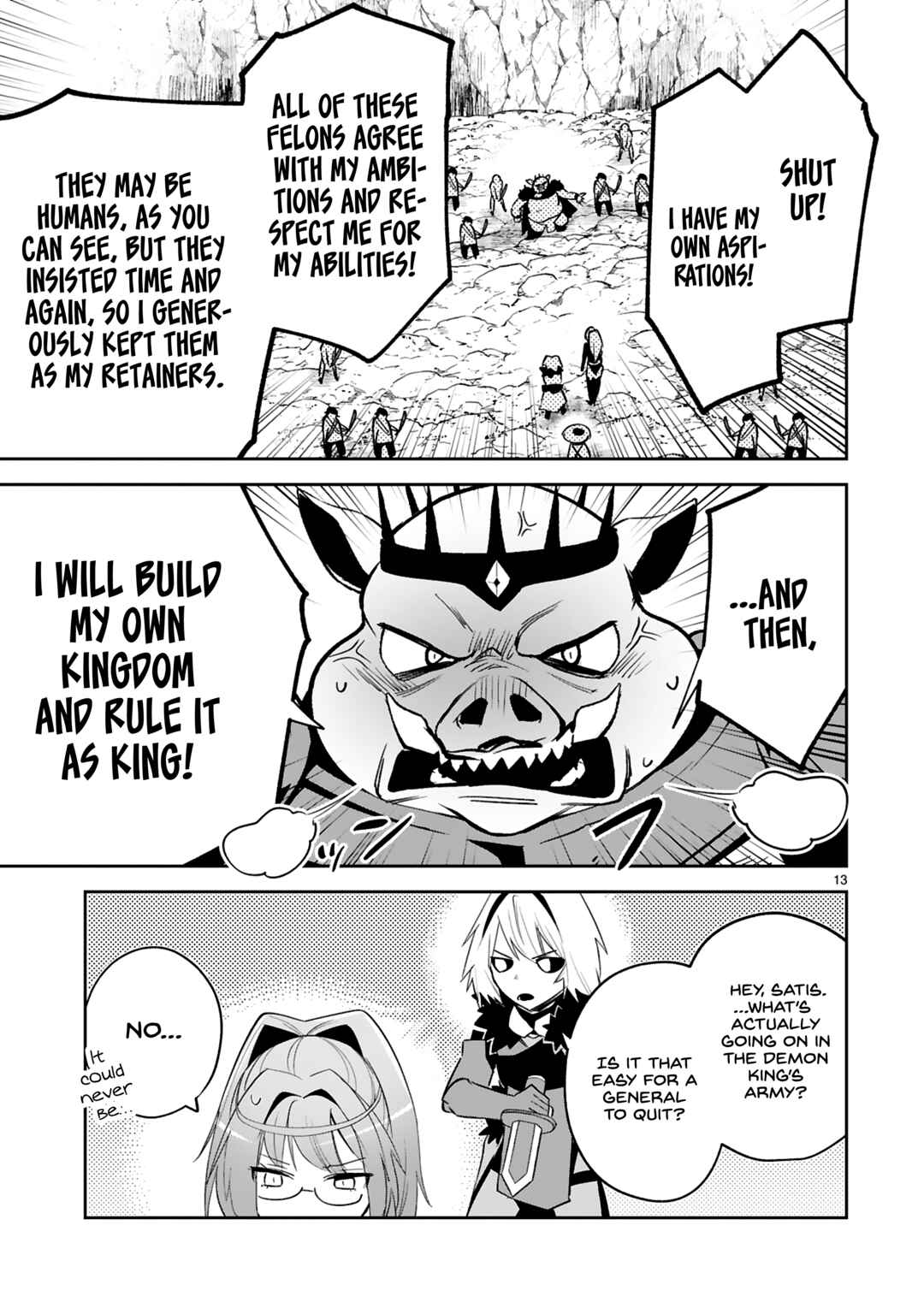 Page 13 Chapter 25 Maken Tsukai no Moto Shounen Hei wa, Moto Teki Kanbu no Onee-san to Issho ni Ikitai