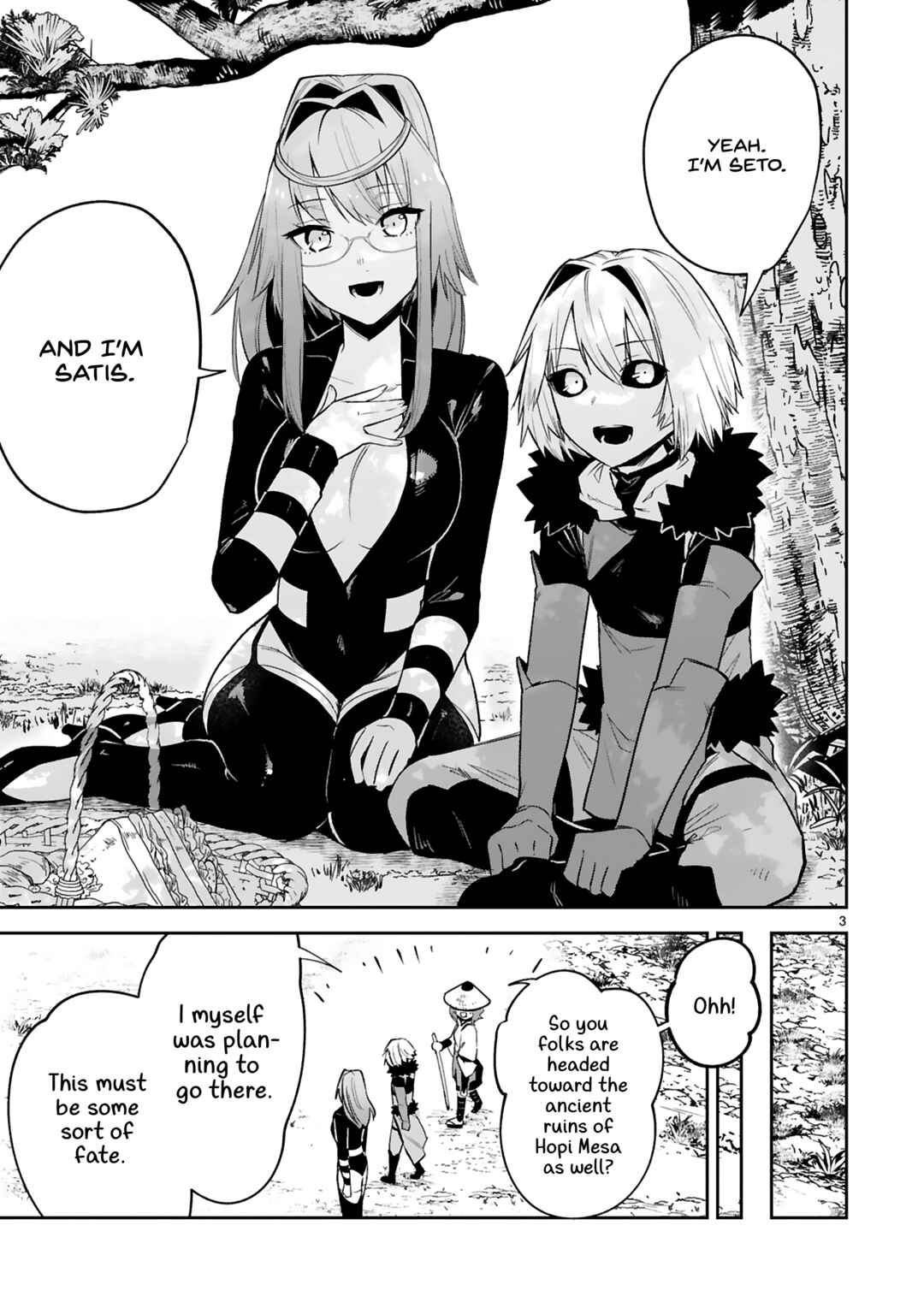 Page 3 Chapter 25 Maken Tsukai no Moto Shounen Hei wa, Moto Teki Kanbu no Onee-san to Issho ni Ikitai