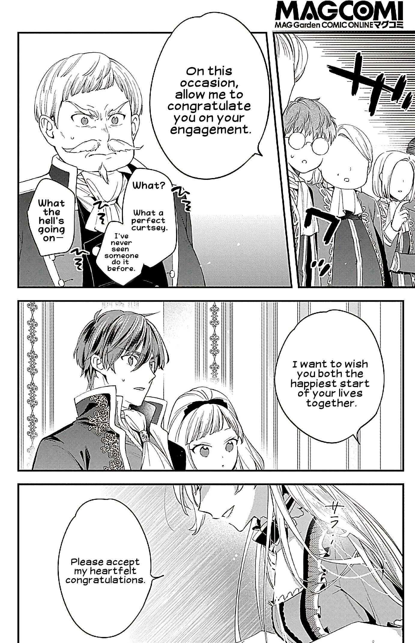 Page 29 Chapter 1 Outaishi ni Konyaku Haki Saretanode, Mou Baka no Furi wa Yameyou to Omoimasu
