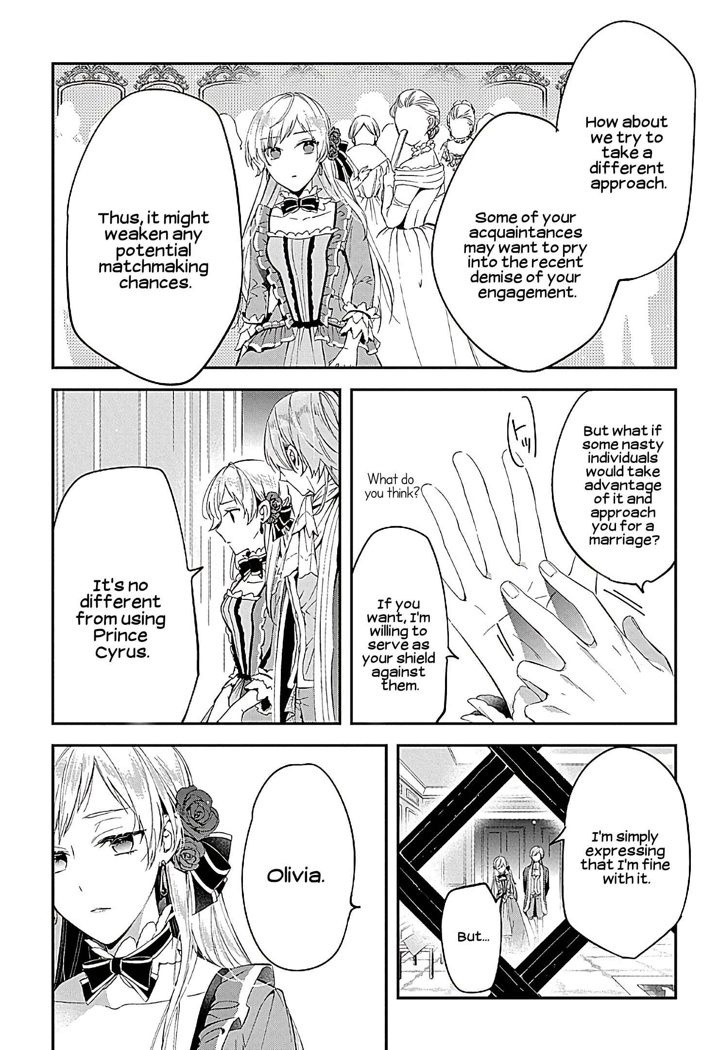Page 18 Chapter 2 Outaishi ni Konyaku Haki Saretanode, Mou Baka no Furi wa Yameyou to Omoimasu