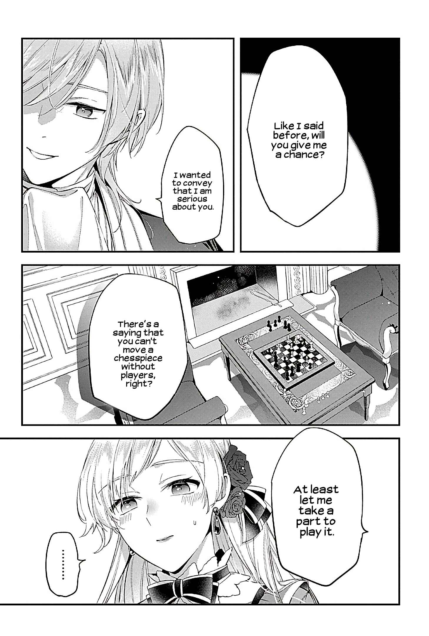 Page 19 Chapter 2 Outaishi ni Konyaku Haki Saretanode, Mou Baka no Furi wa Yameyou to Omoimasu