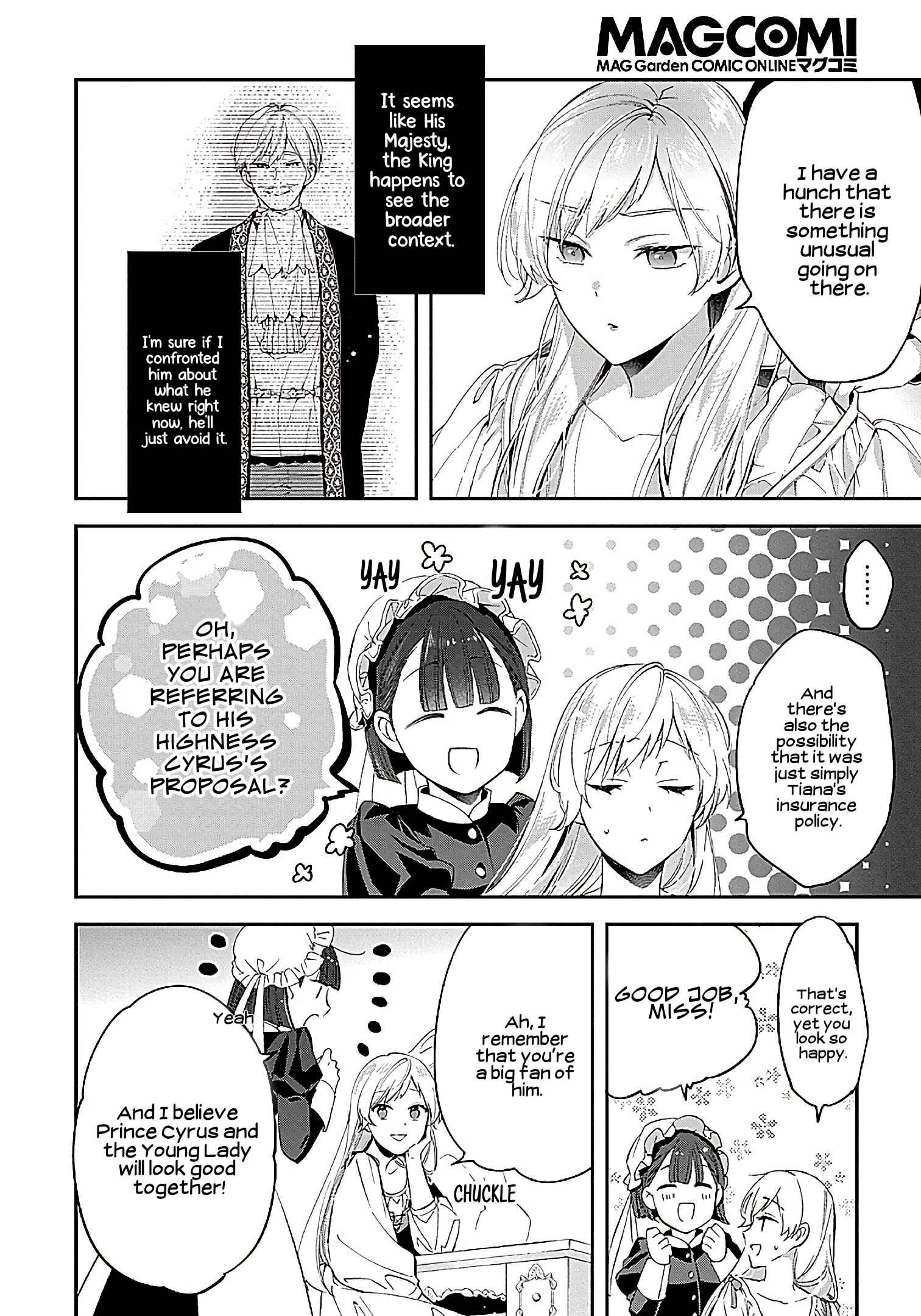 Page 22 Chapter 2 Outaishi ni Konyaku Haki Saretanode, Mou Baka no Furi wa Yameyou to Omoimasu