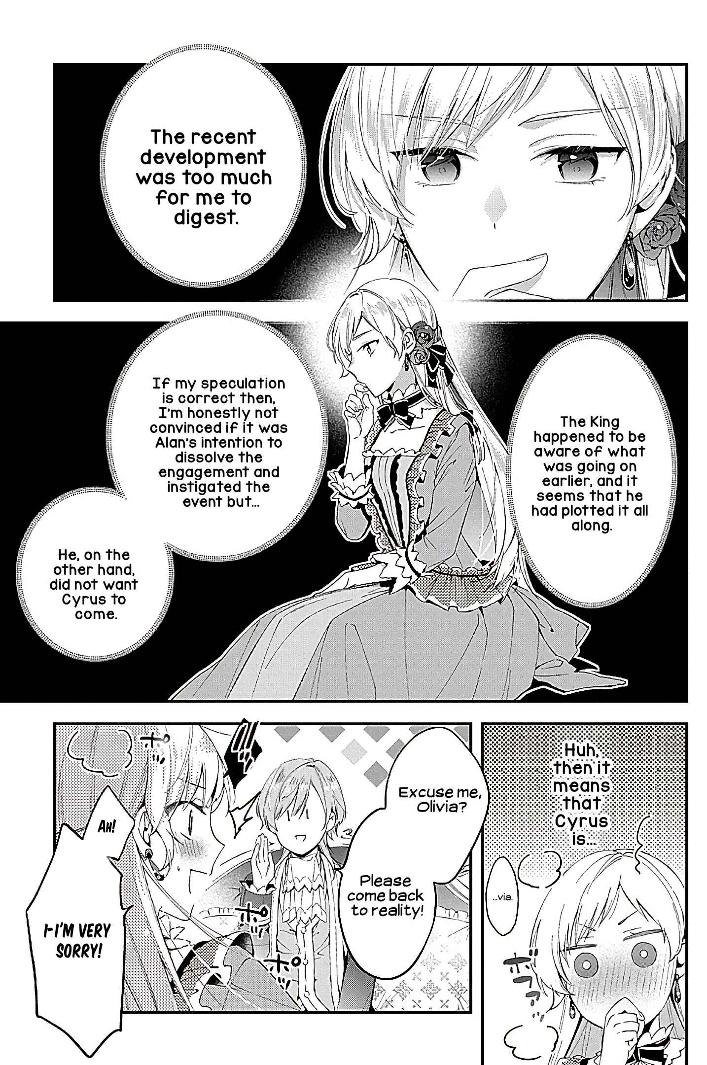 Page 3 Chapter 2 Outaishi ni Konyaku Haki Saretanode, Mou Baka no Furi wa Yameyou to Omoimasu