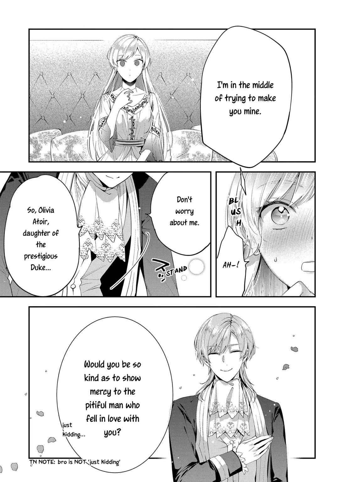 Page 11 Chapter 3 Outaishi ni Konyaku Haki Saretanode, Mou Baka no Furi wa Yameyou to Omoimasu
