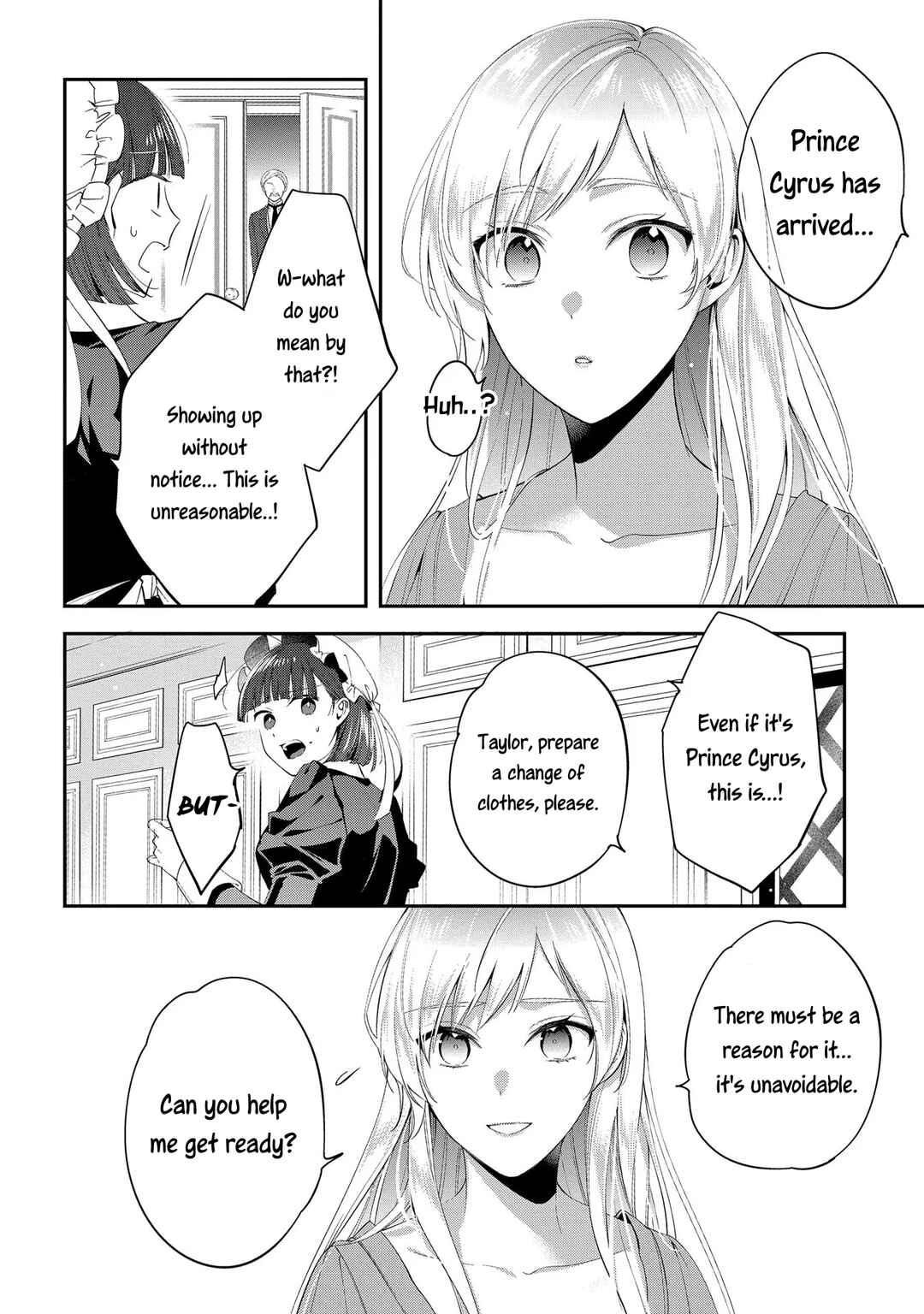 Page 4 Chapter 3 Outaishi ni Konyaku Haki Saretanode, Mou Baka no Furi wa Yameyou to Omoimasu
