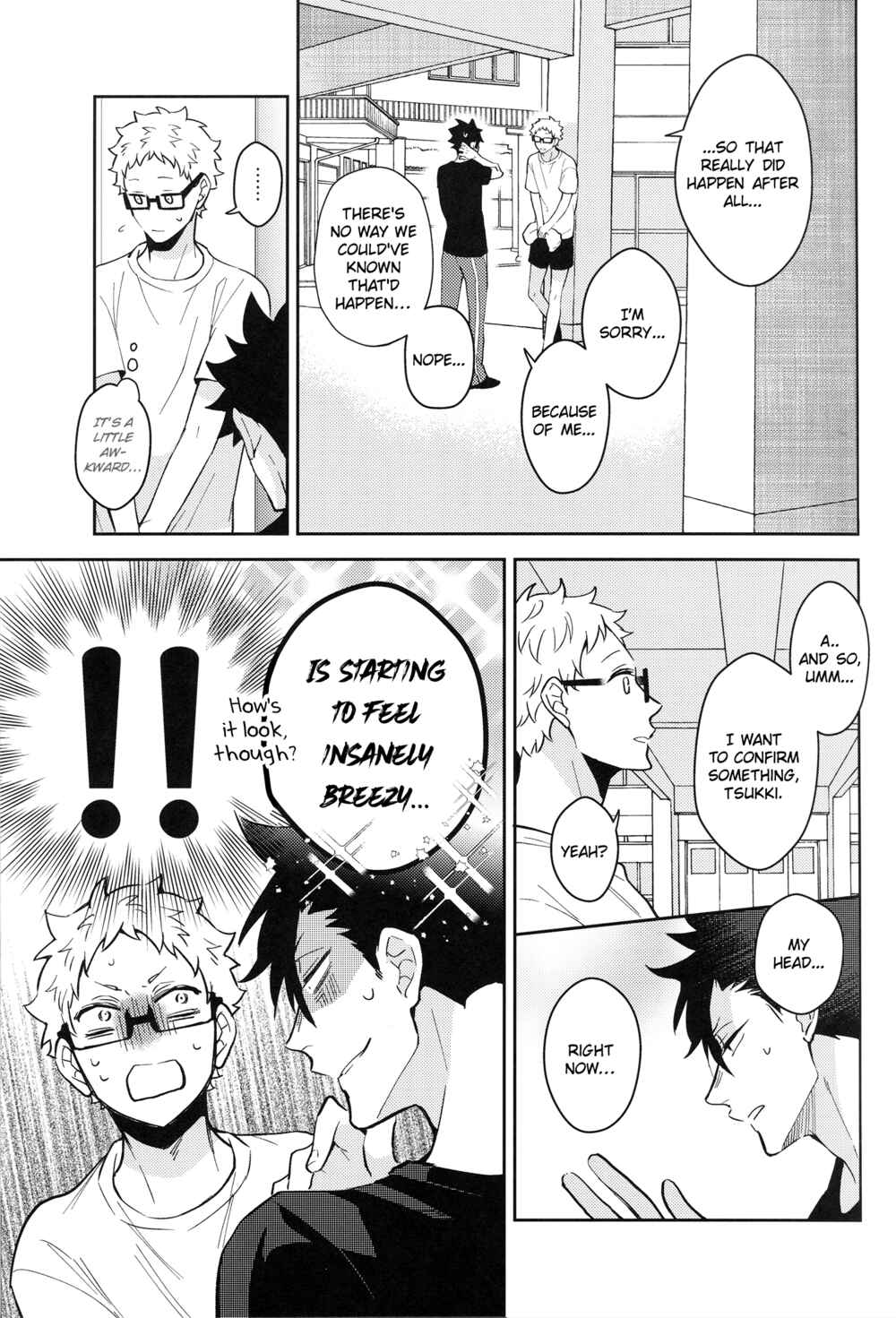 Page 14 Chapter Unknown_cdc7 Haikyu!! - Kami no Mizo Shiru (Doujinshi)