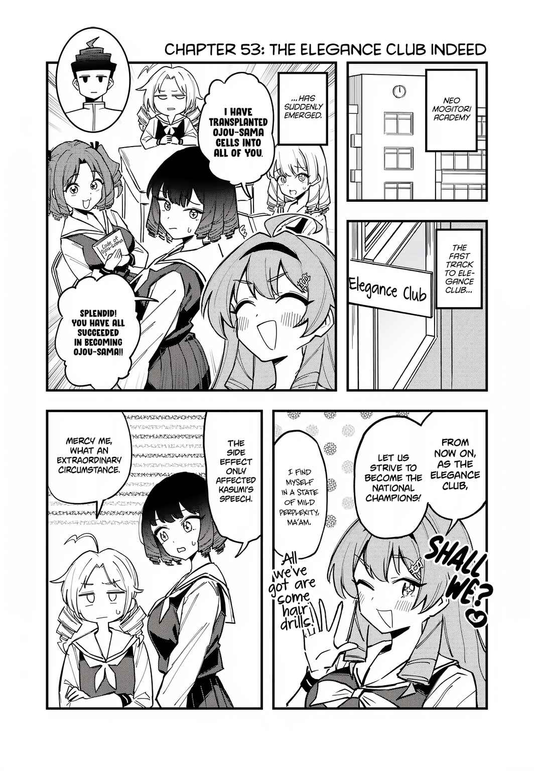 Page 1 Chapter 53 Bakushin Ojou-sama Dou!