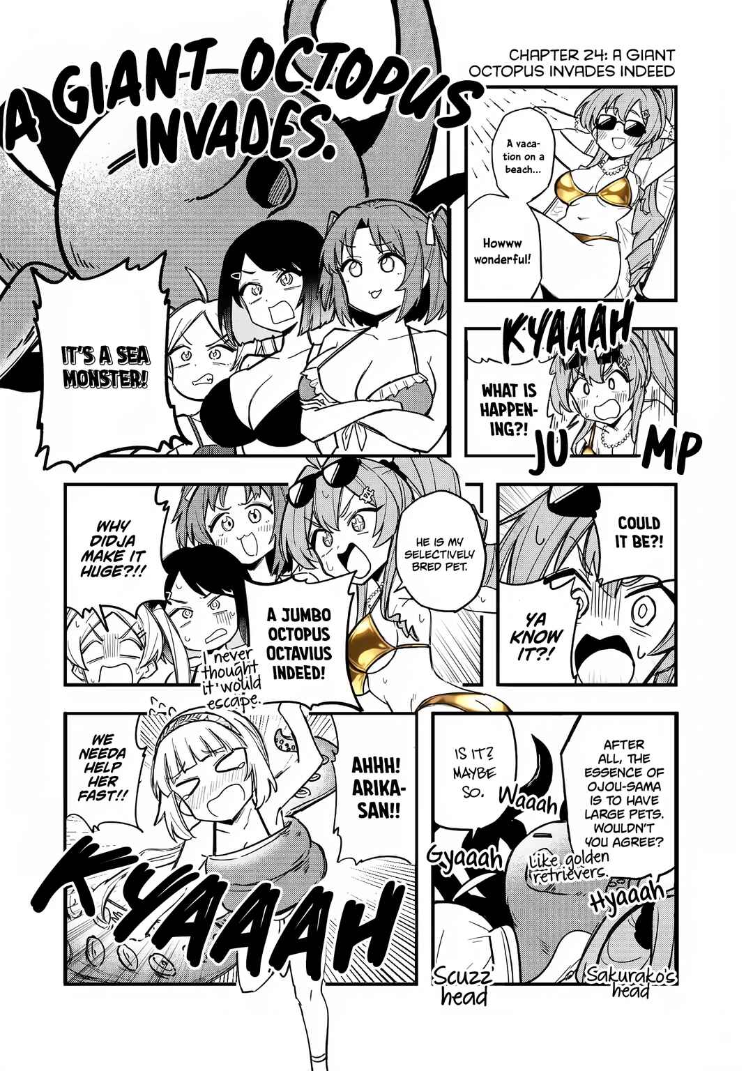 Page 1 Chapter 24 Bakushin Ojou-sama Dou!