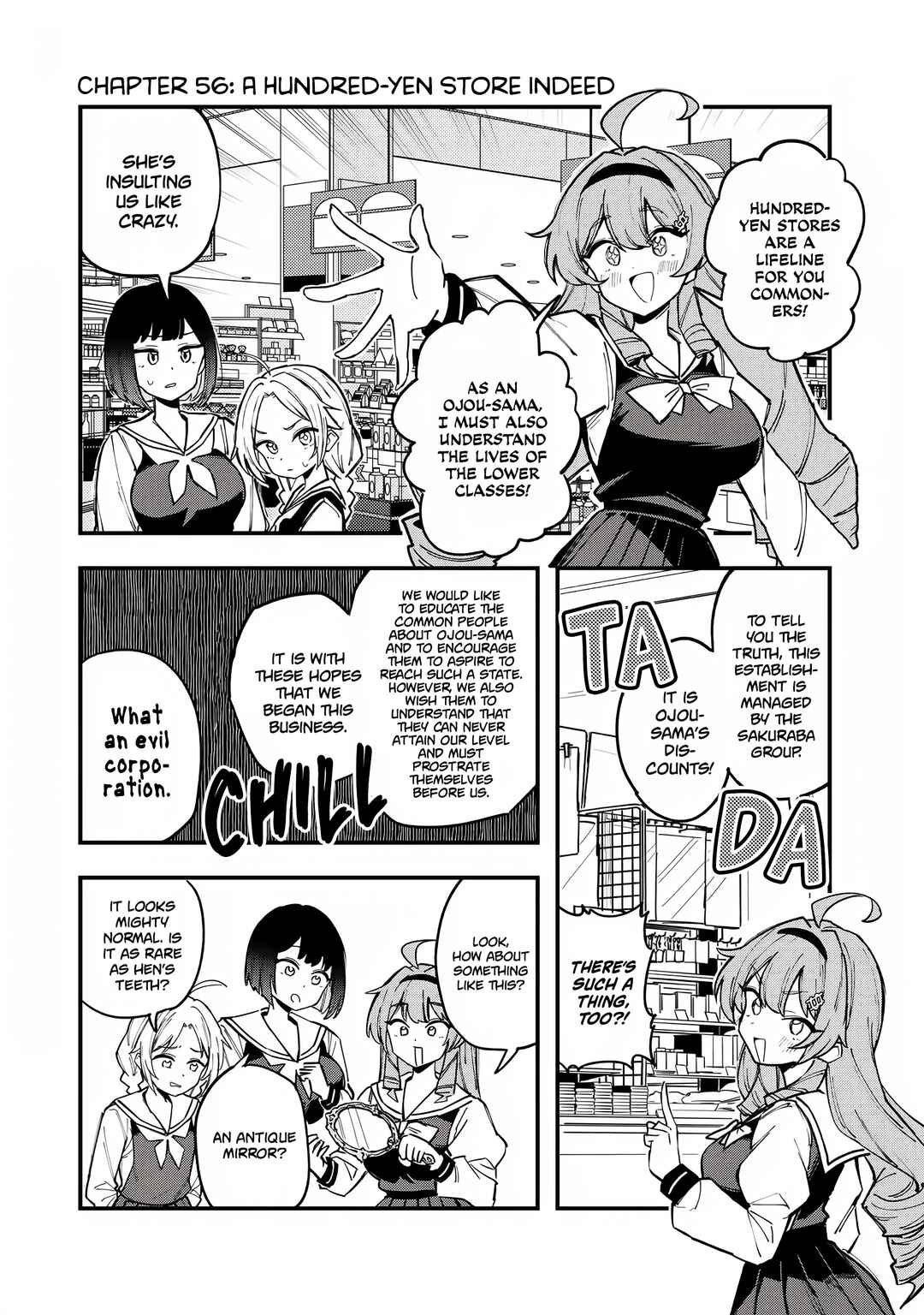 Page 1 Chapter 56 Bakushin Ojou-sama Dou!