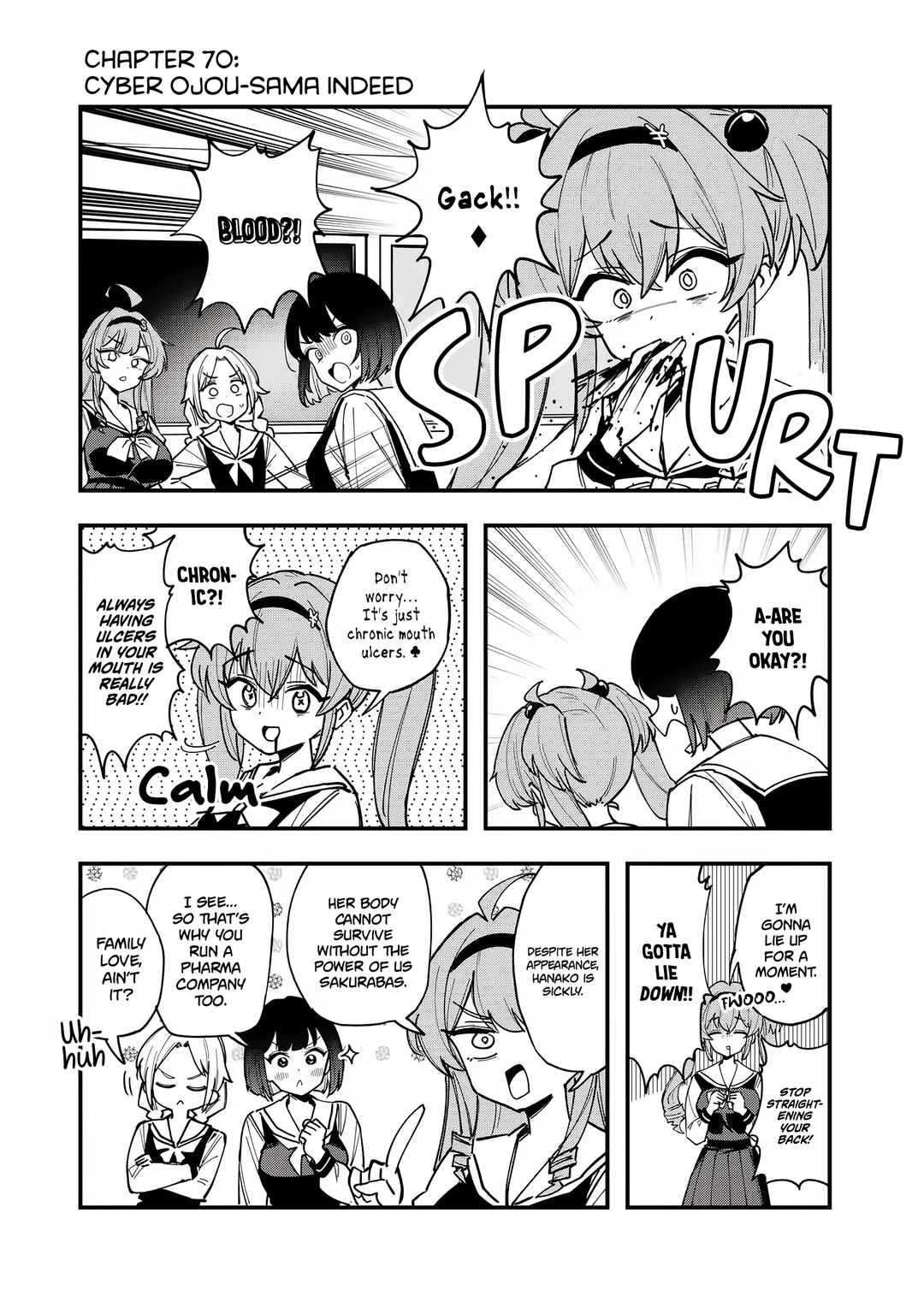 Page 1 Chapter 70 Bakushin Ojou-sama Dou!
