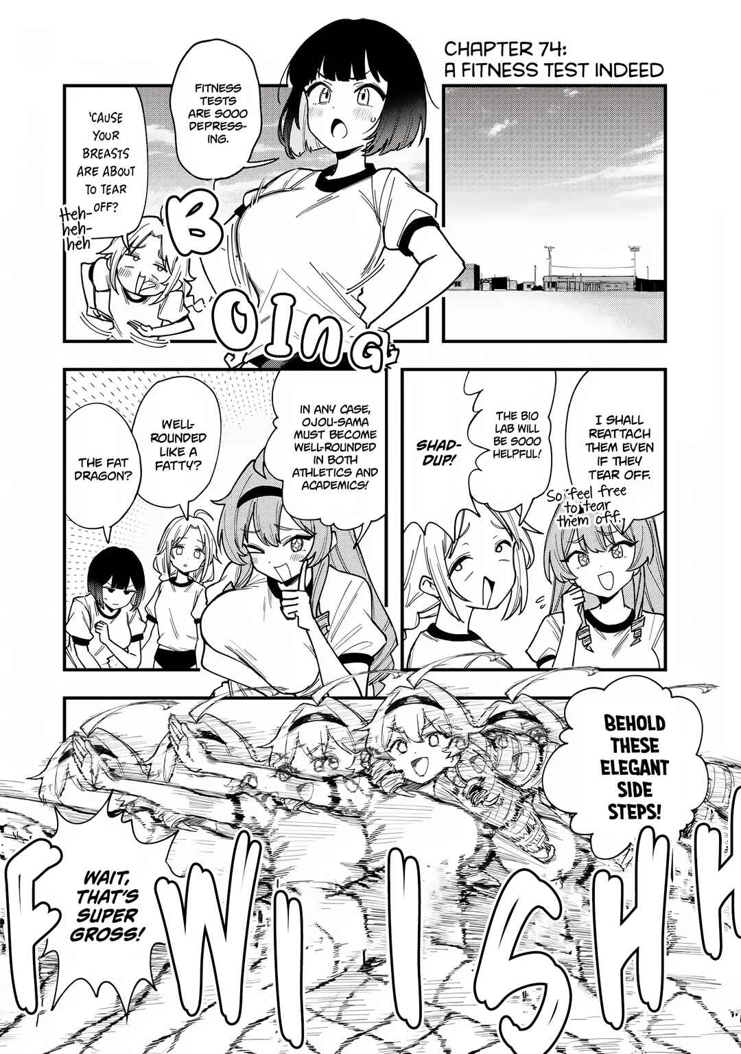 Page 1 Chapter 74 Bakushin Ojou-sama Dou!