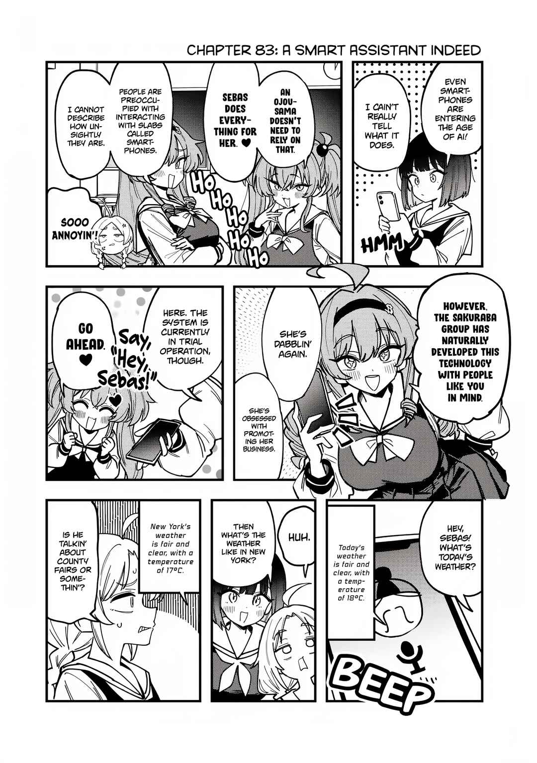 Page 1 Chapter 83 Bakushin Ojou-sama Dou!