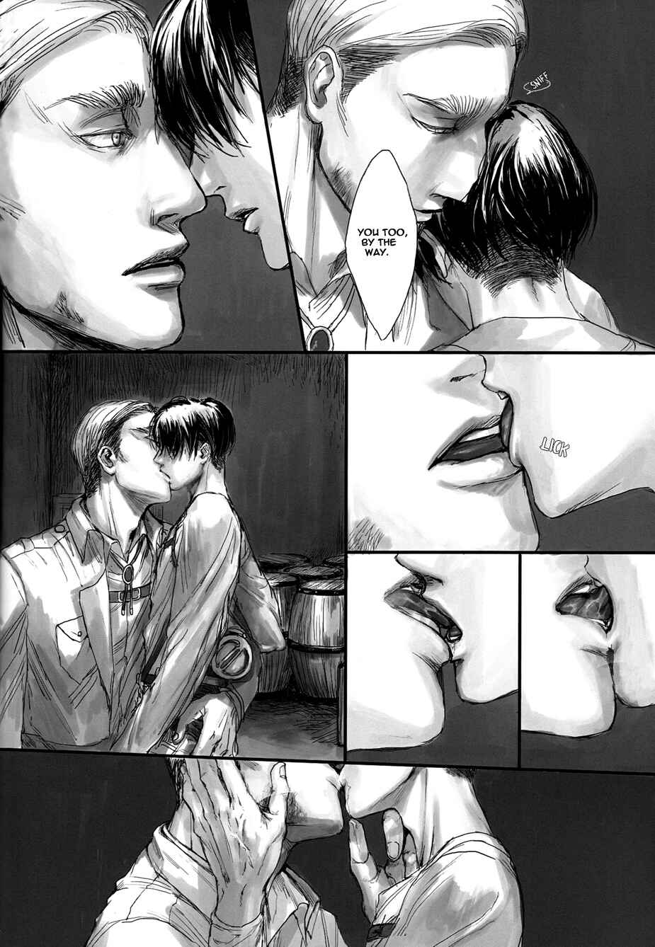 Page 7 Chapter Unknown_3e36 Shingeki no Kyojin - Last Night (Doujinshi)