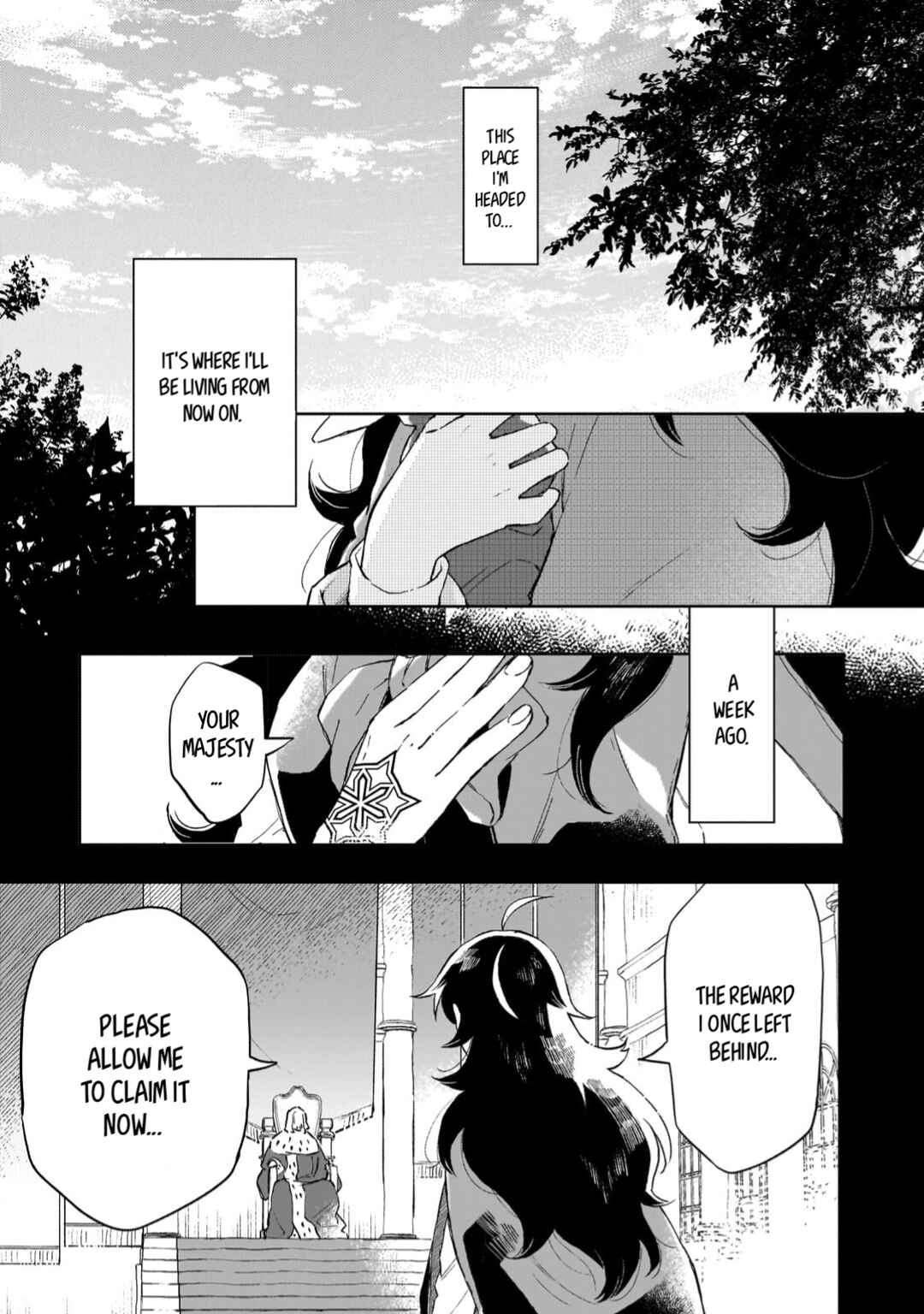 Page 3 Chapter 4 Akatsuki no Majo Reishii wa Jiyuu ni Ikitai