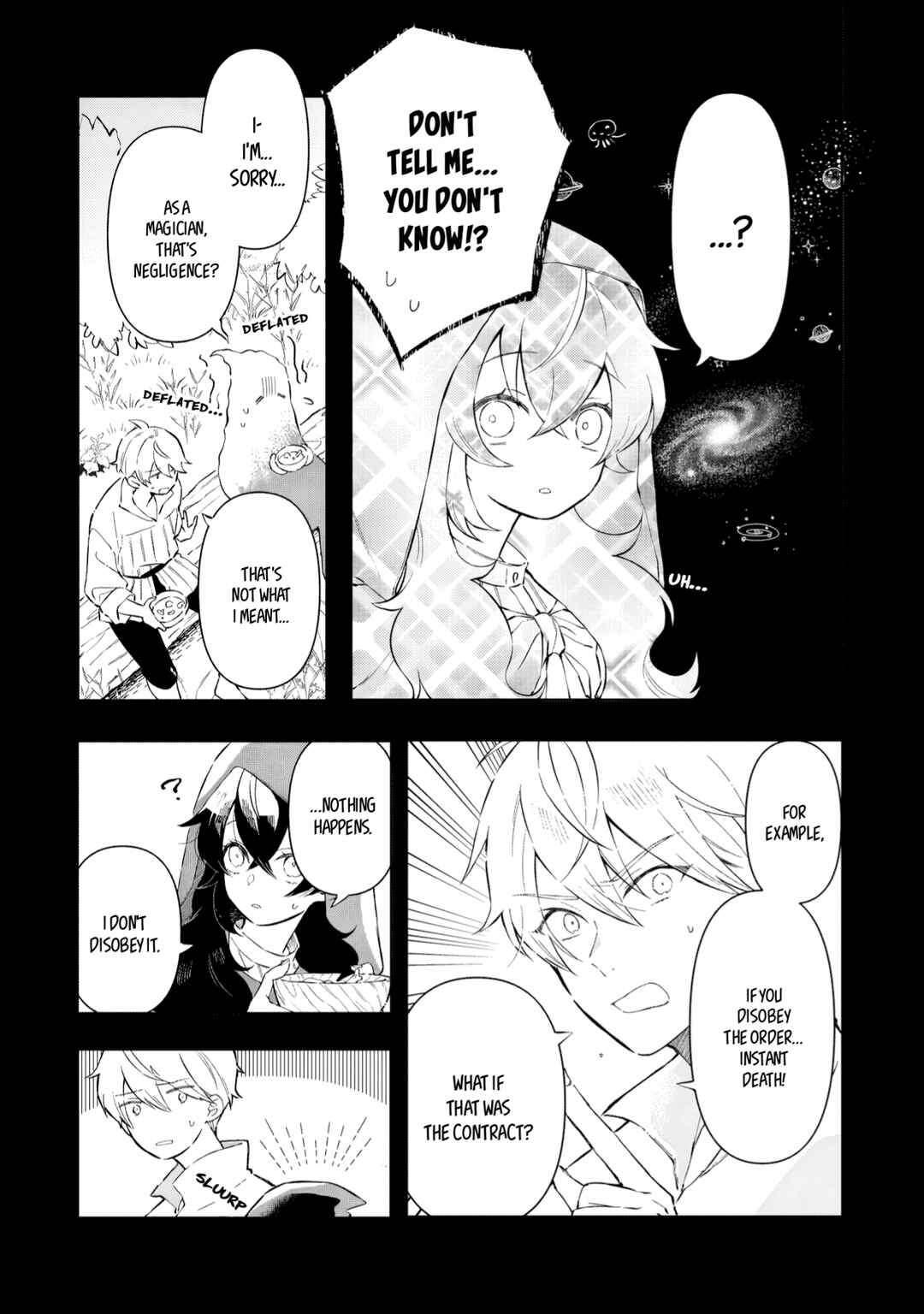 Page 6 Chapter 2 Akatsuki no Majo Reishii wa Jiyuu ni Ikitai