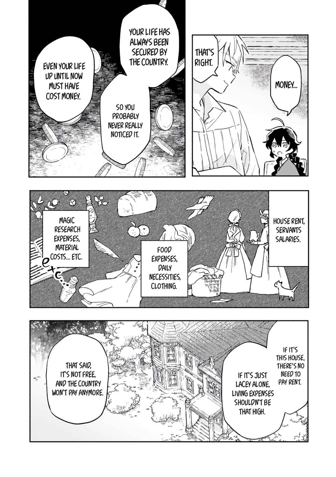 Page 4 Chapter 5 Akatsuki no Majo Reishii wa Jiyuu ni Ikitai