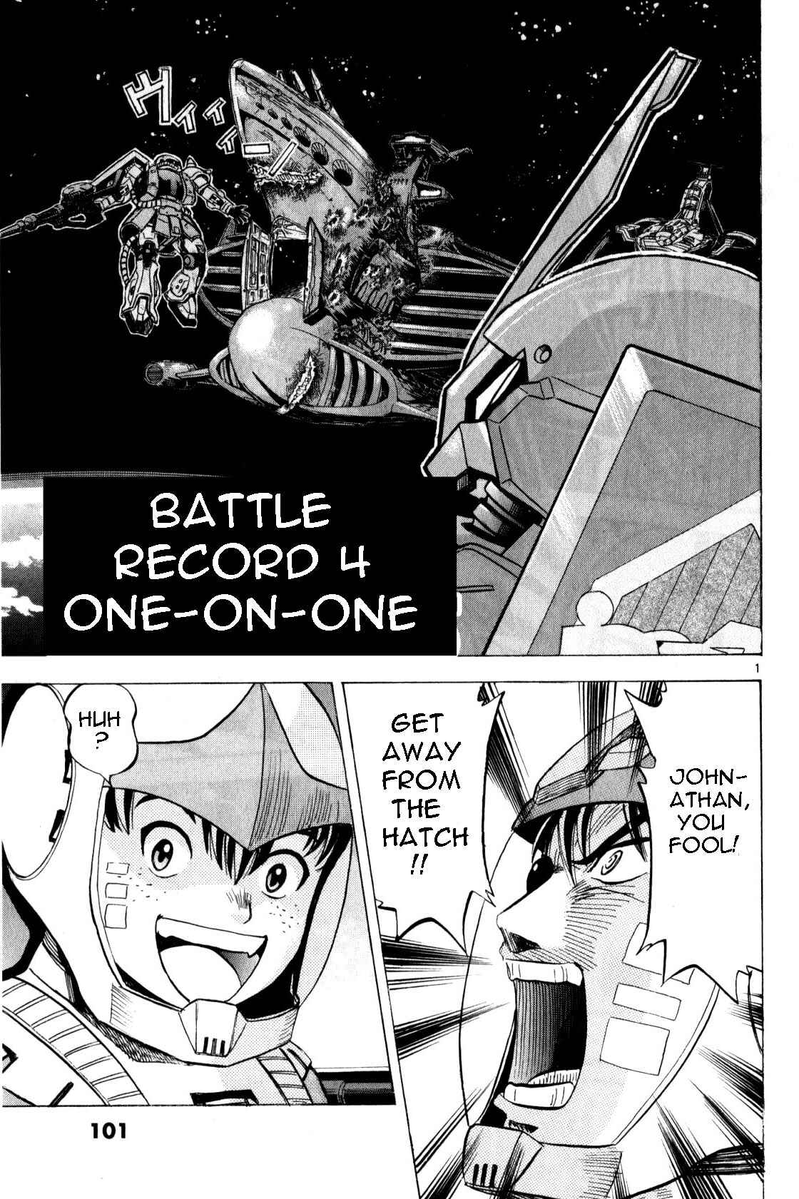Page 1 Chapter 4 Mobile Suit Gundam - Hunter of Black Clothes
