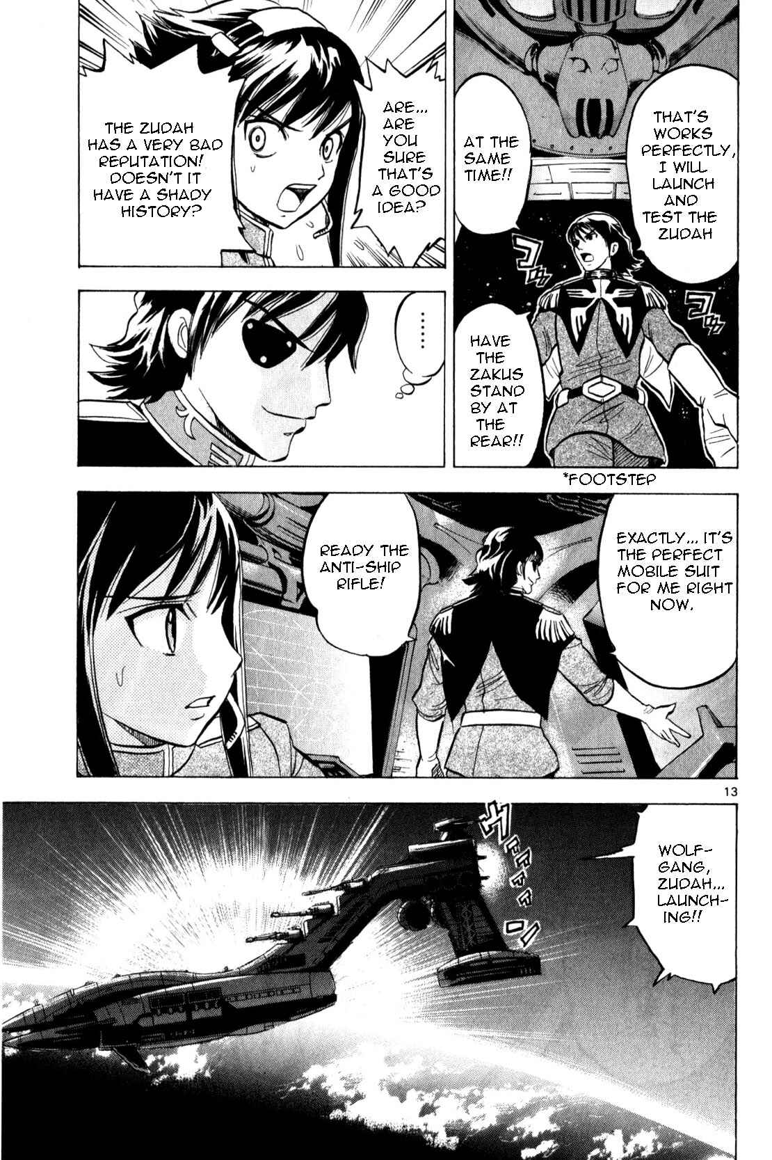Page 13 Chapter 2 Mobile Suit Gundam - Hunter of Black Clothes