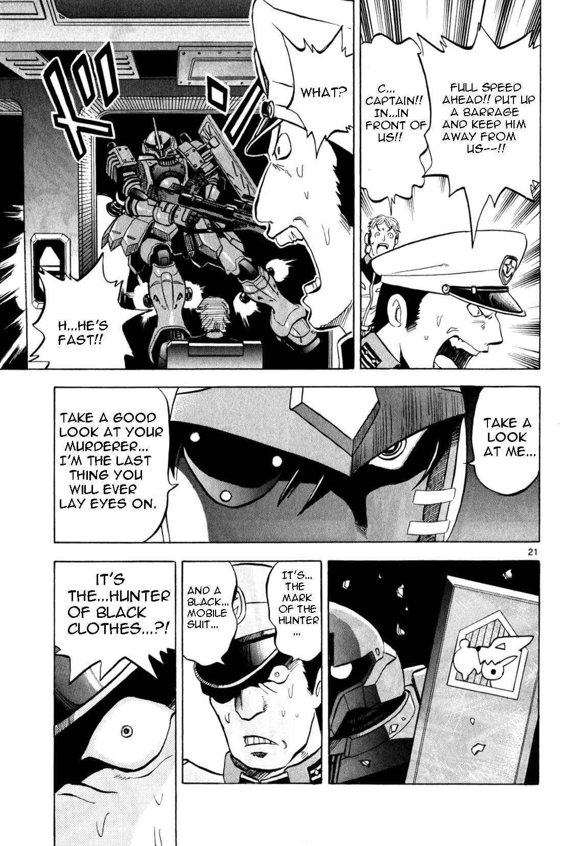 Page 21 Chapter 2 Mobile Suit Gundam - Hunter of Black Clothes
