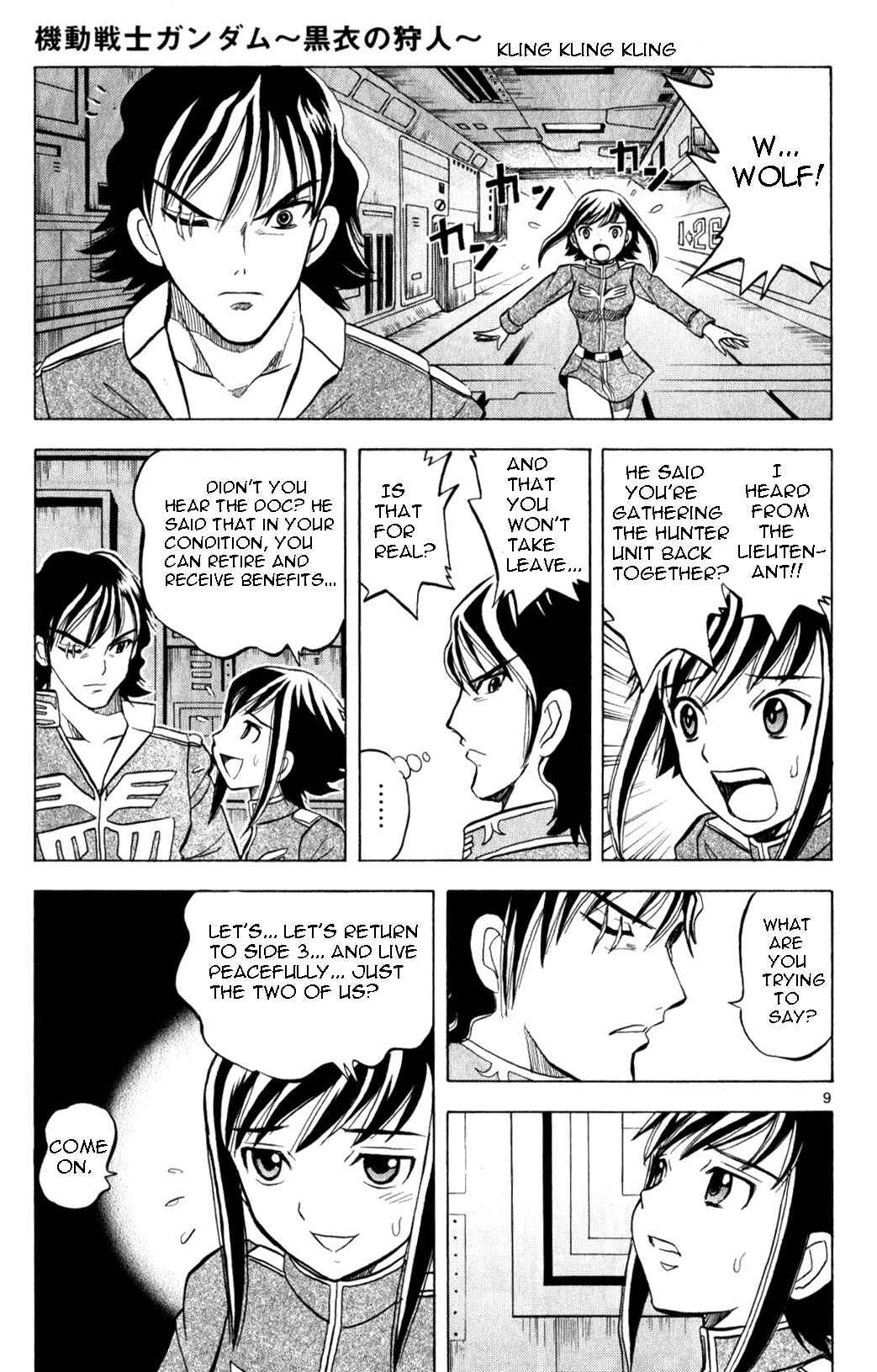 Page 9 Chapter 2 Mobile Suit Gundam - Hunter of Black Clothes
