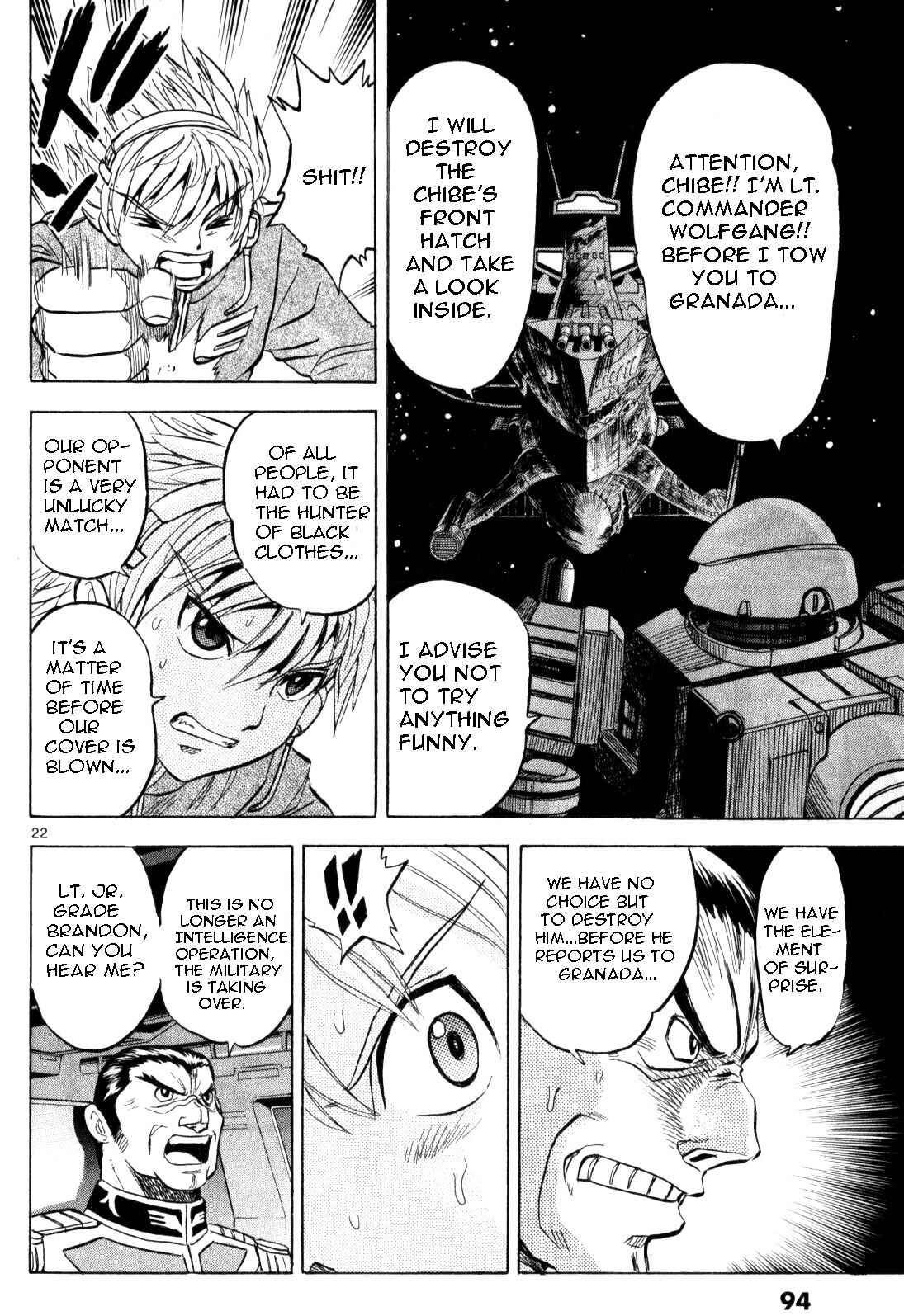 Page 22 Chapter 3 Mobile Suit Gundam - Hunter of Black Clothes