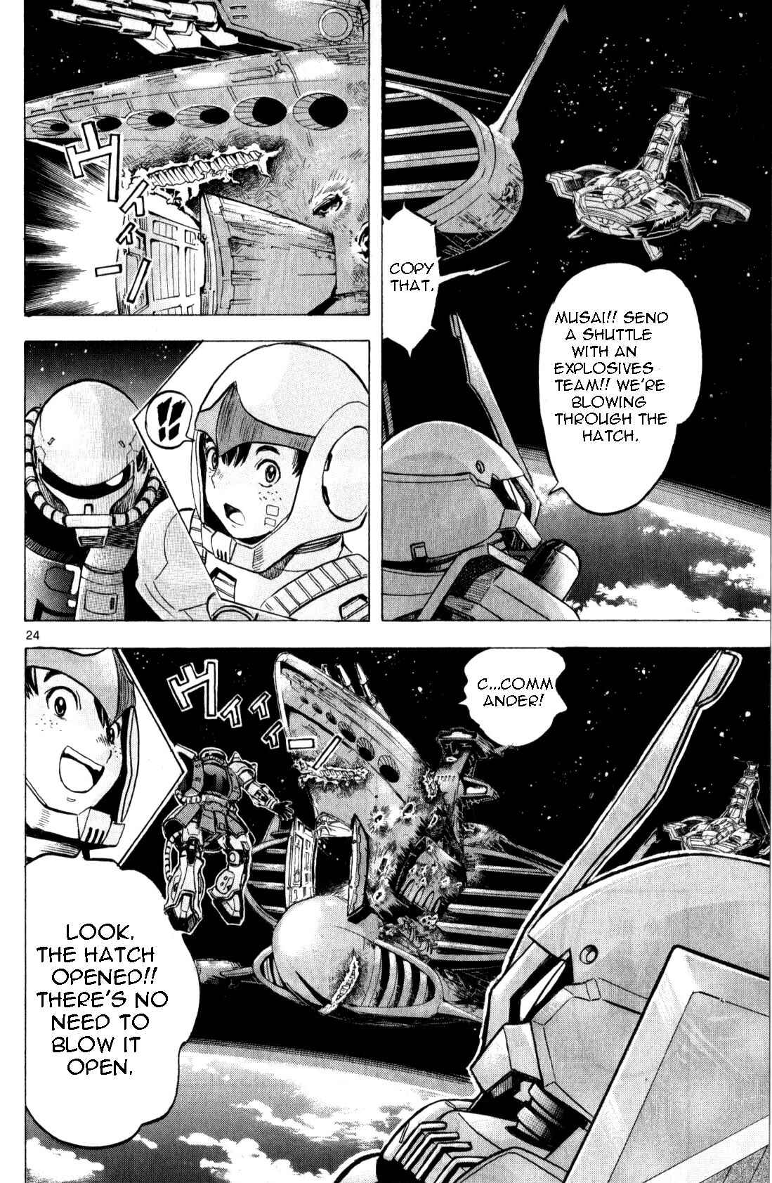 Page 24 Chapter 3 Mobile Suit Gundam - Hunter of Black Clothes