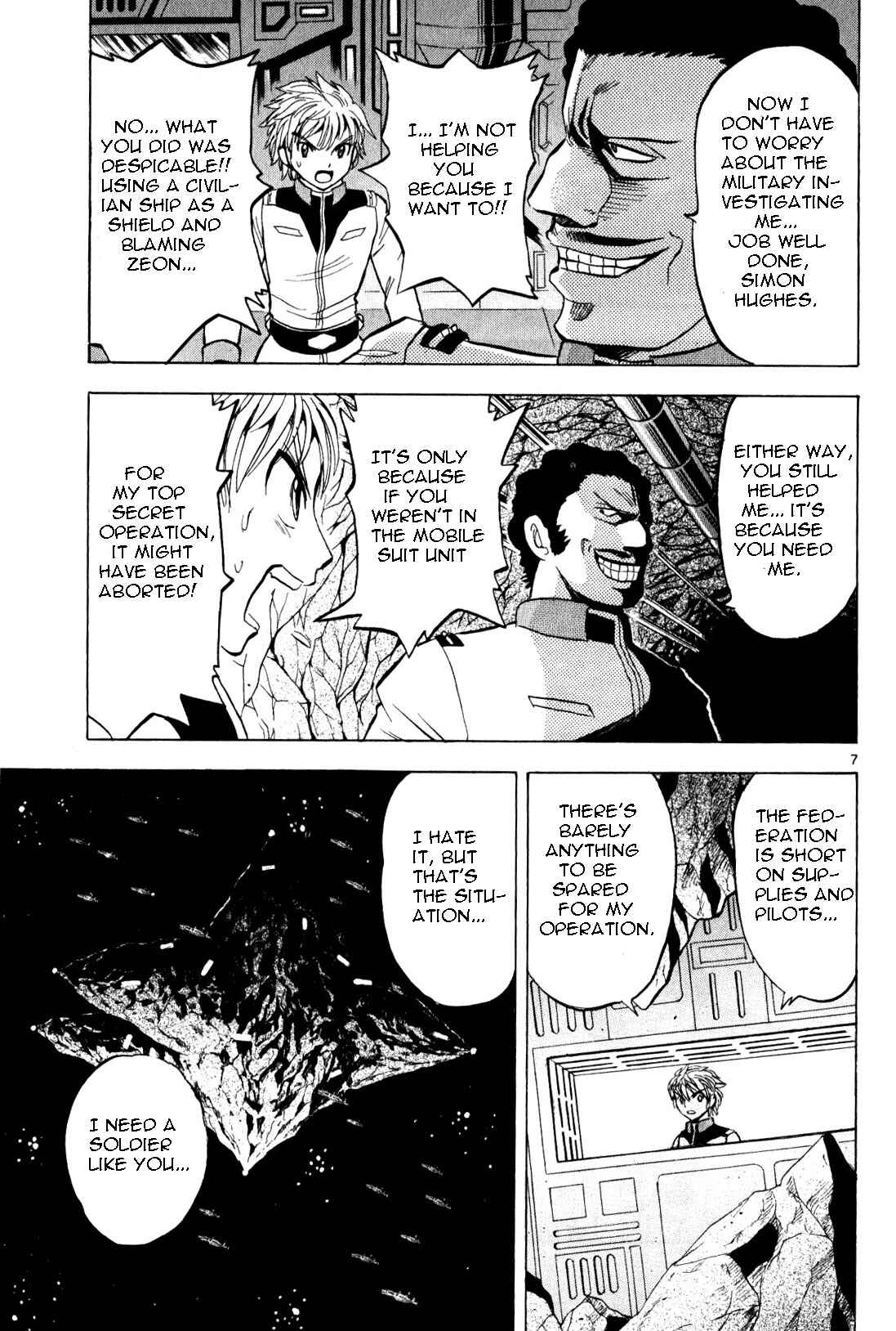 Page 7 Chapter 3 Mobile Suit Gundam - Hunter of Black Clothes