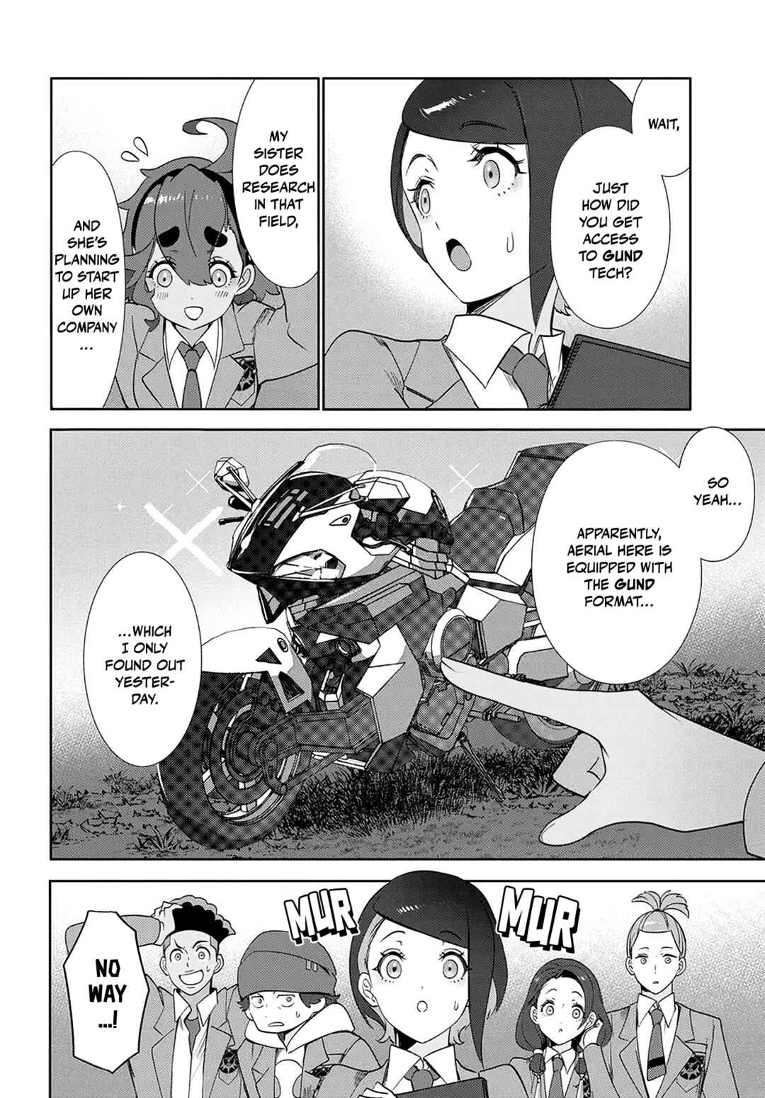 Page 8 Chapter 4.2 Mobile Suit Gundam: The Witch from Mercury - Frontiers in Glory Days