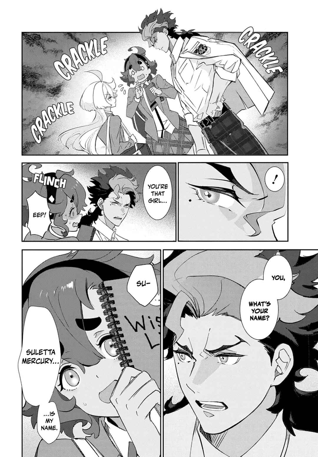 Page 12 Chapter 2 Mobile Suit Gundam: The Witch from Mercury - Frontiers in Glory Days