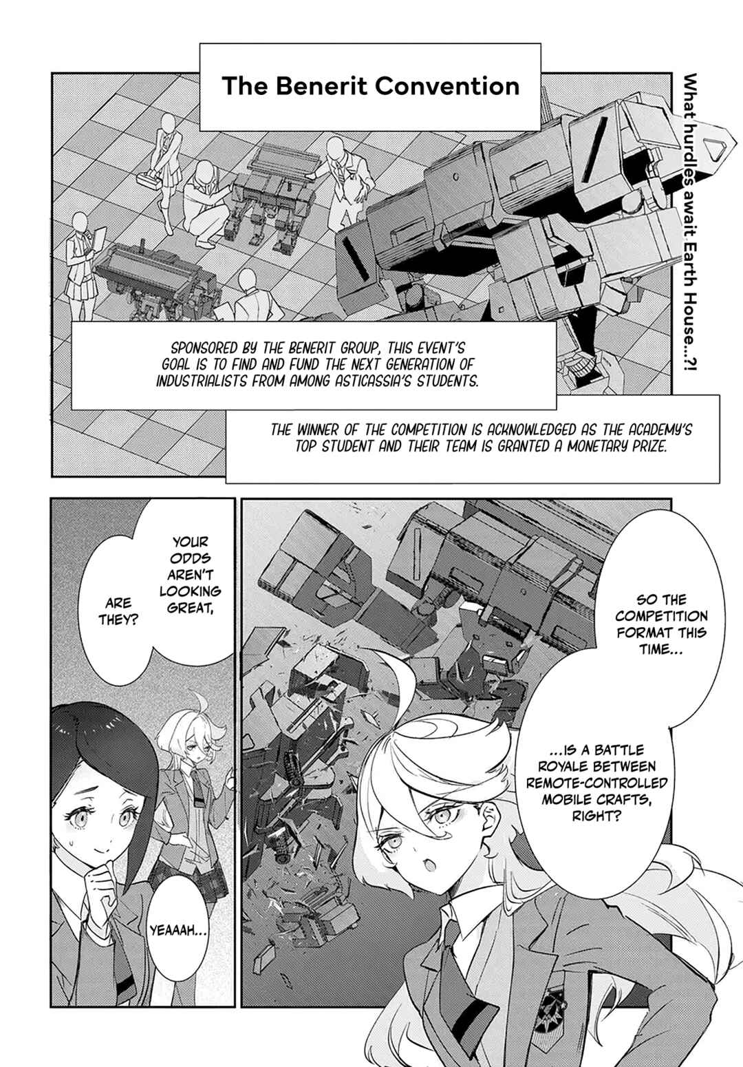 Page 1 Chapter 3.2 Mobile Suit Gundam: The Witch from Mercury - Frontiers in Glory Days