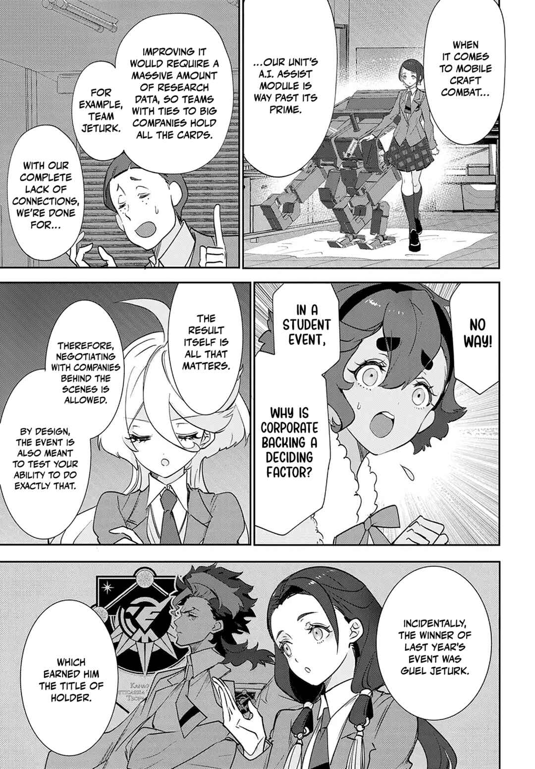 Page 2 Chapter 3.2 Mobile Suit Gundam: The Witch from Mercury - Frontiers in Glory Days