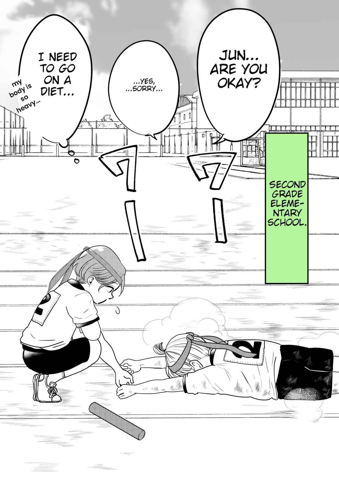Page 1 Chapter 2 Osananajimi ni Kokuhaku Shitai Shougakusei ga 1-wa-goto ni Utsukushiku Seichou Shiteiku Hanashi.