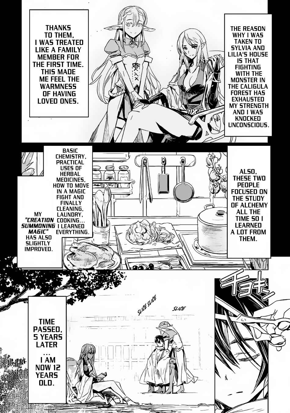 Page 4 Chapter 2 The Black Create Summoner: Revolt of Reincarnated