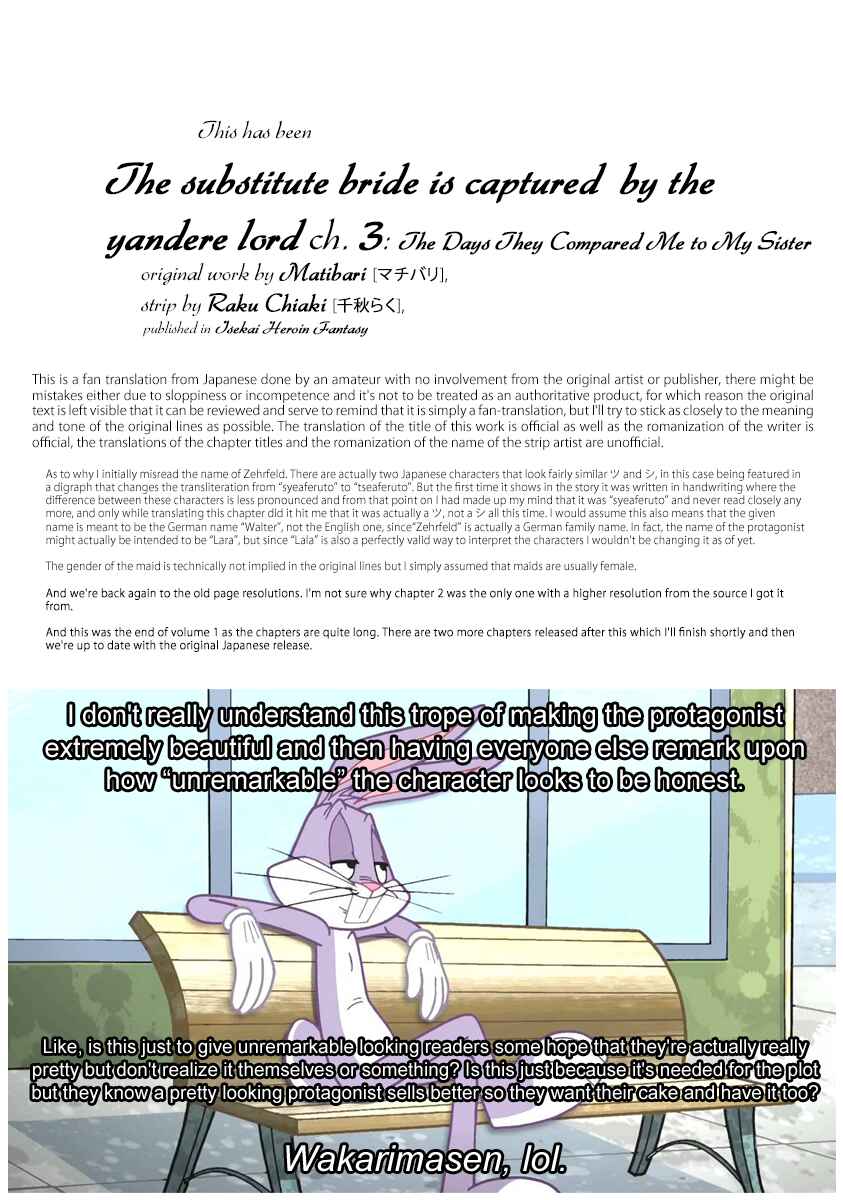 Page 36 Chapter 3 Migawari no Hanayome wa Yandere Ryoushu ni Torawareru